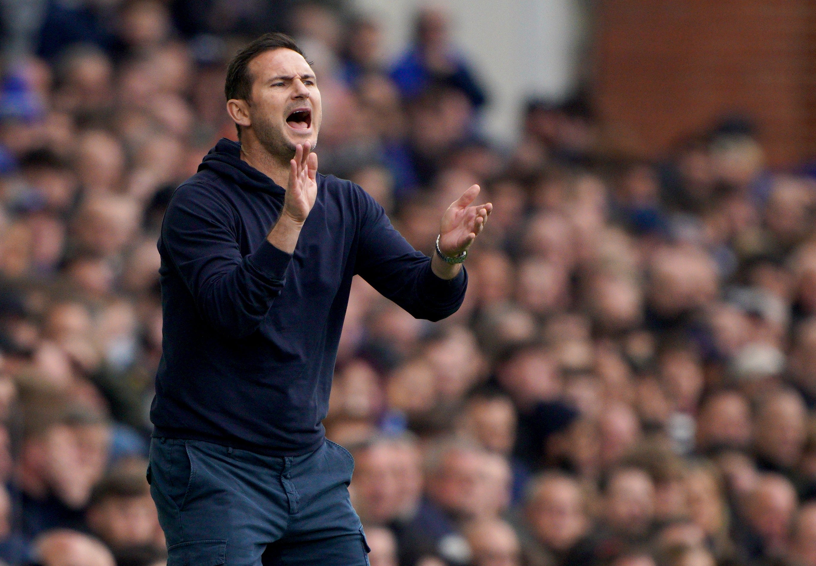 Frank Lampard insisted there would be no difficulty in lifting his Everton players after their home defeat to Brentford (Peter Byrne/PA)