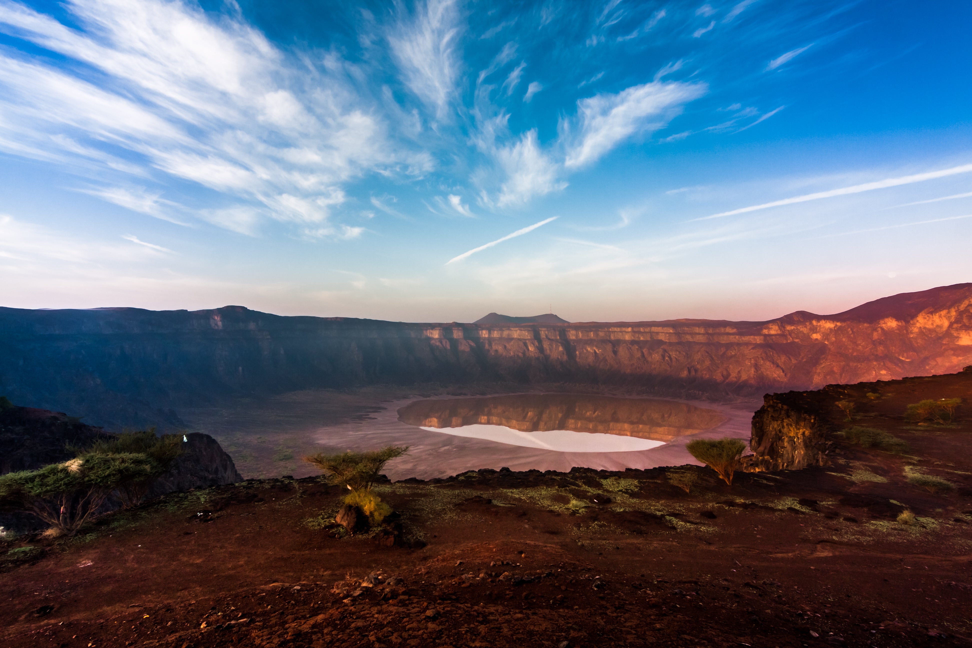 Al-Wahbah Crater is an incredible natural formation that begs to be photographed