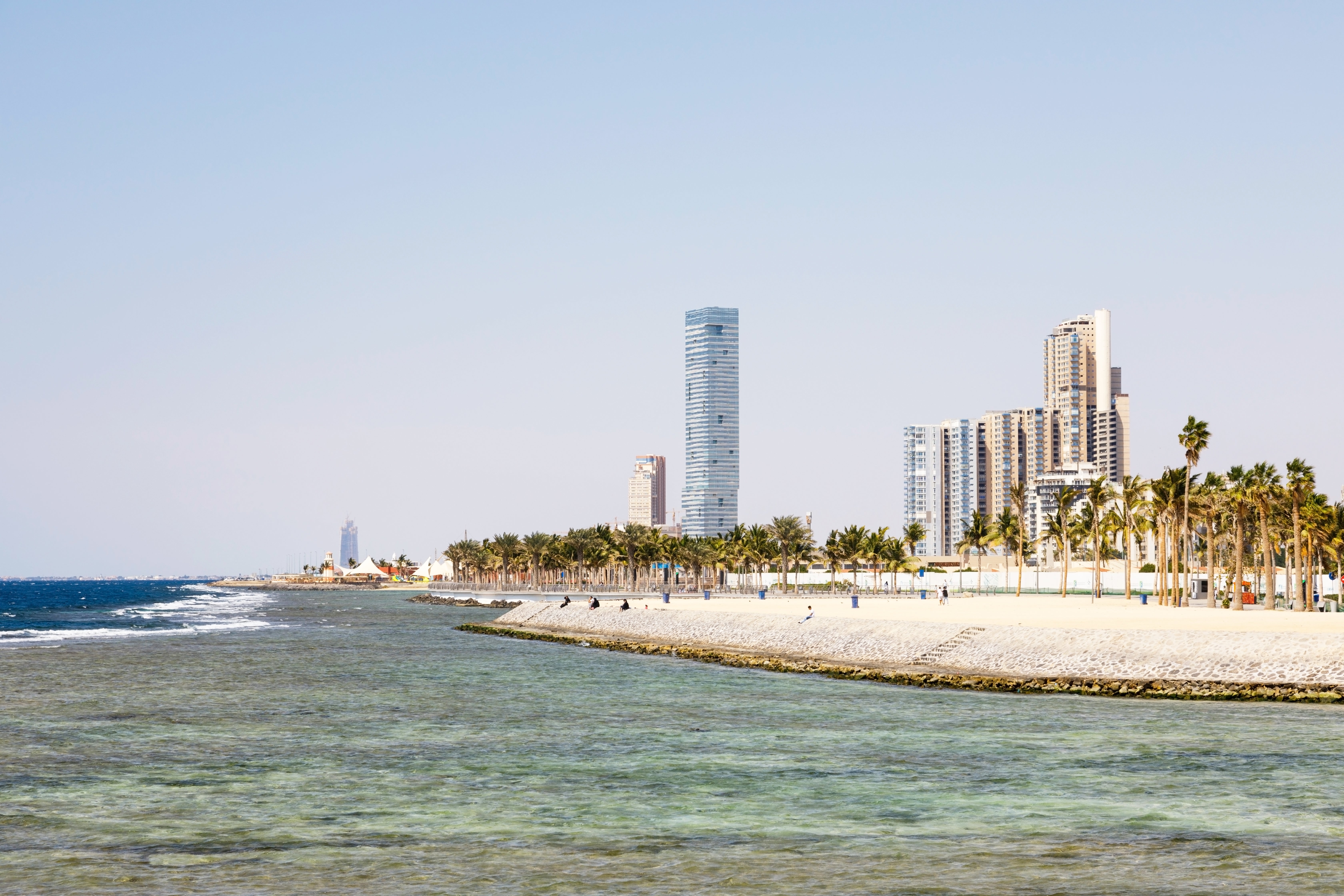 Jeddah’s white sands and turquoise waters make for the perfect restorative, relaxing beach trip