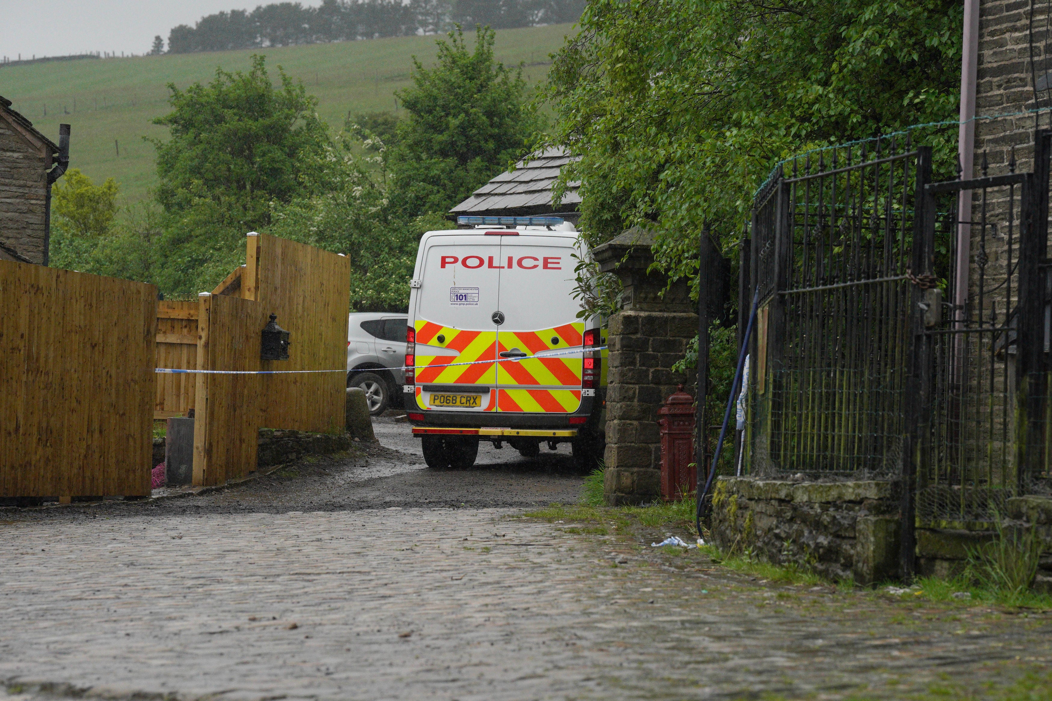 Greater Manchester Police said it was looking at previous incidents involving dogs at the location