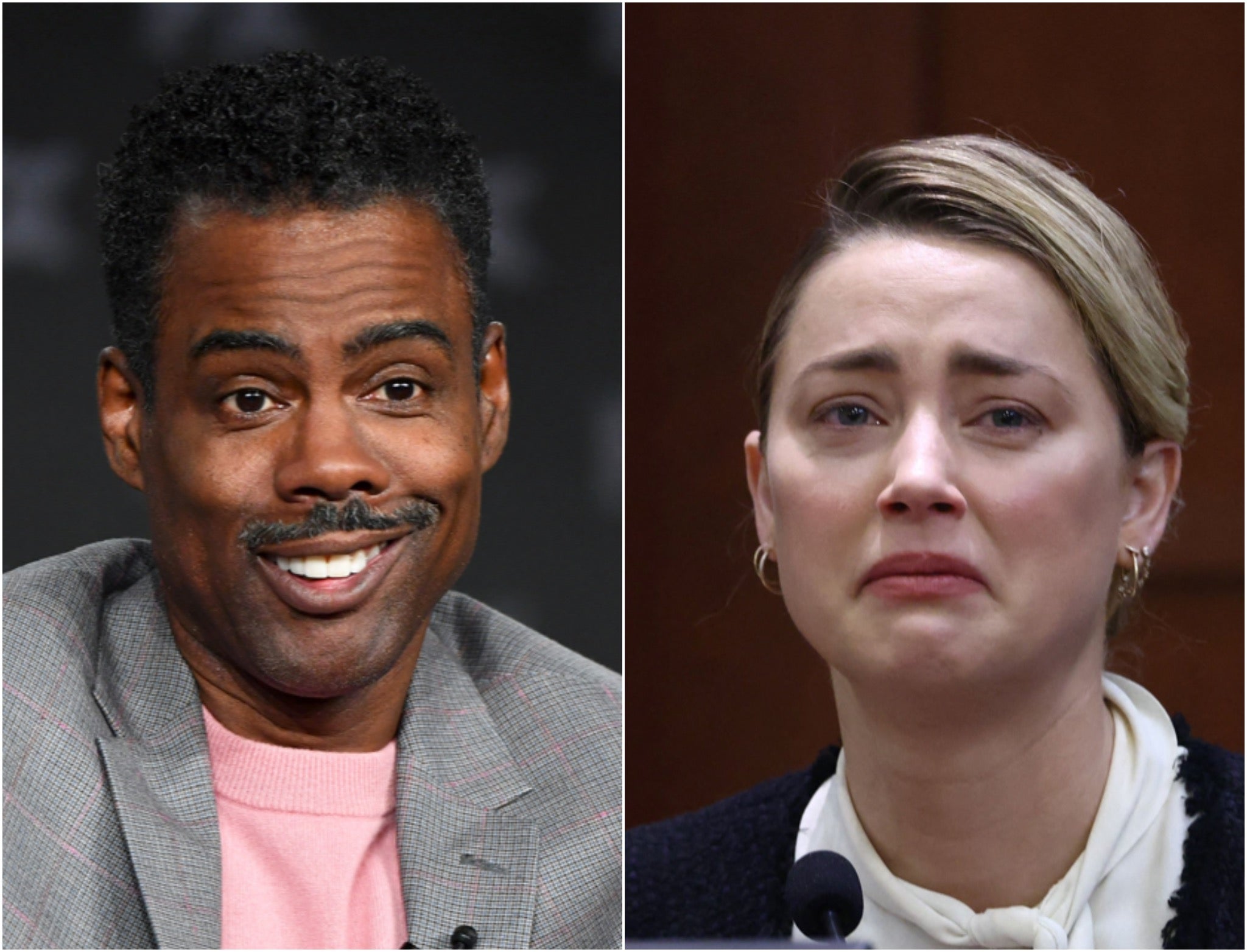 Chris Rock criticised for saying ‘believe all women, except Amber Heard’ at comedy show