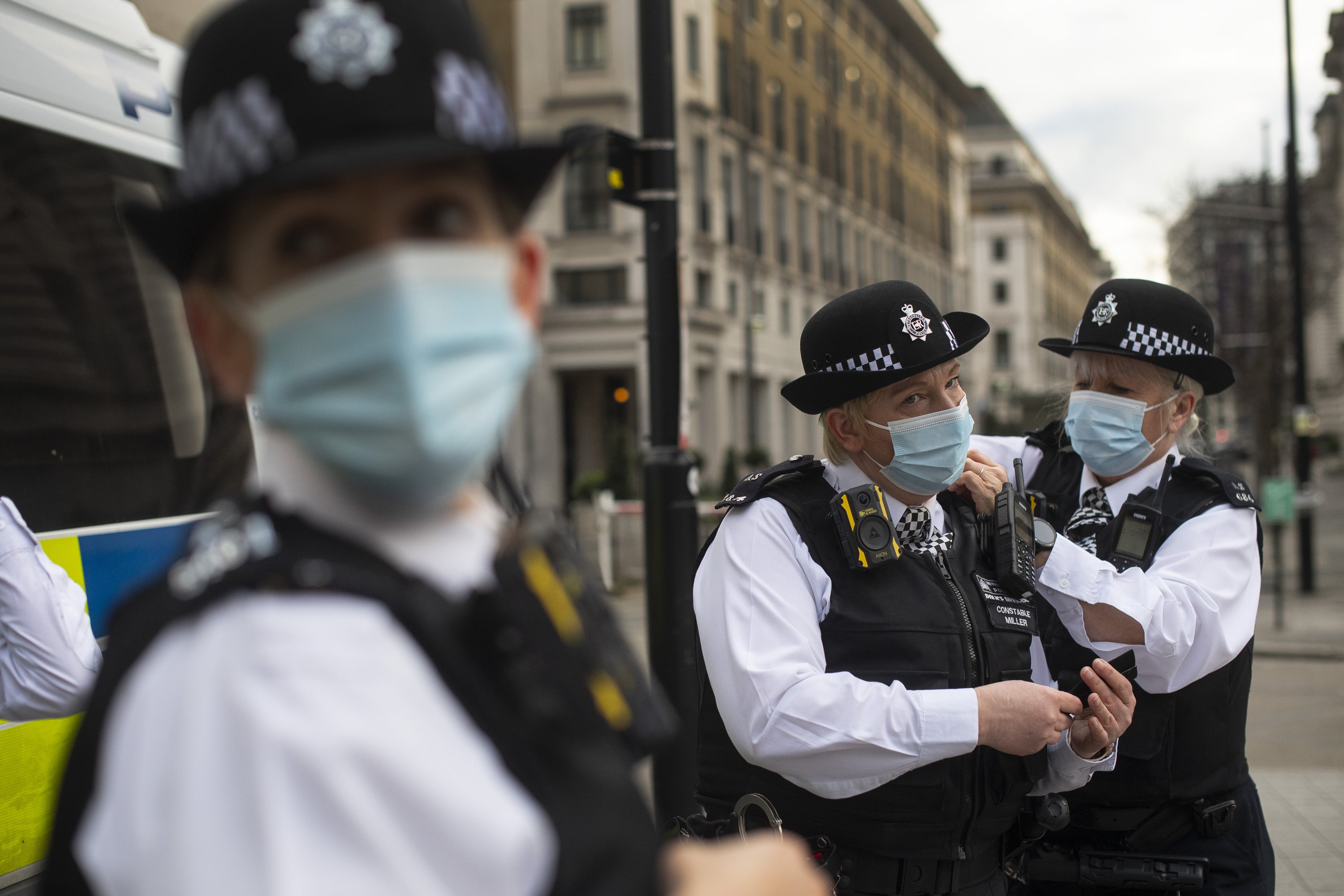 Female police officers relayed their own experiences during a conference in Manchester (Victoria Jones/PA)