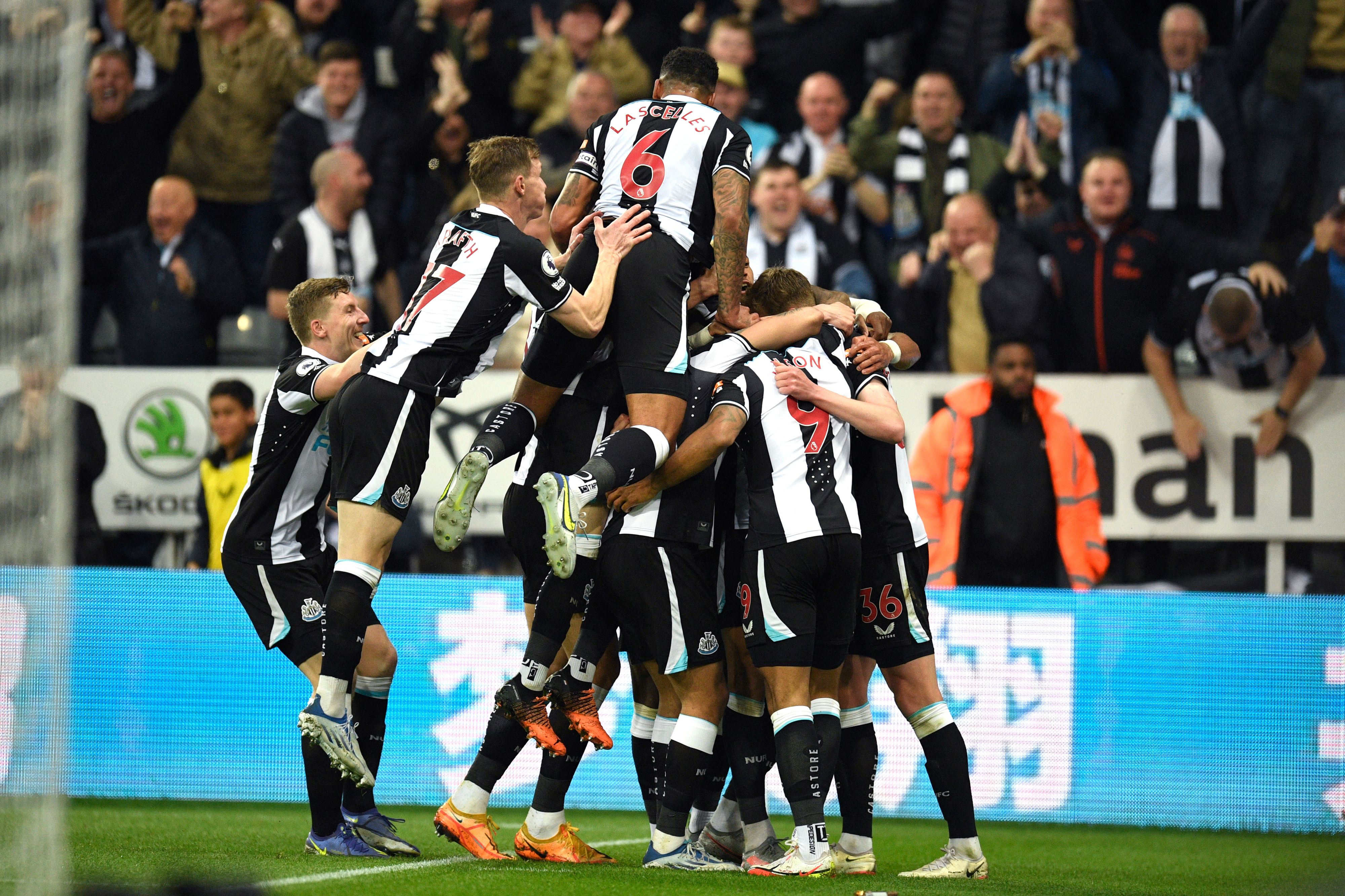 An own goal from Ben White and Bruno Guimares’ fired finish gave Newcastle a 2-0 win