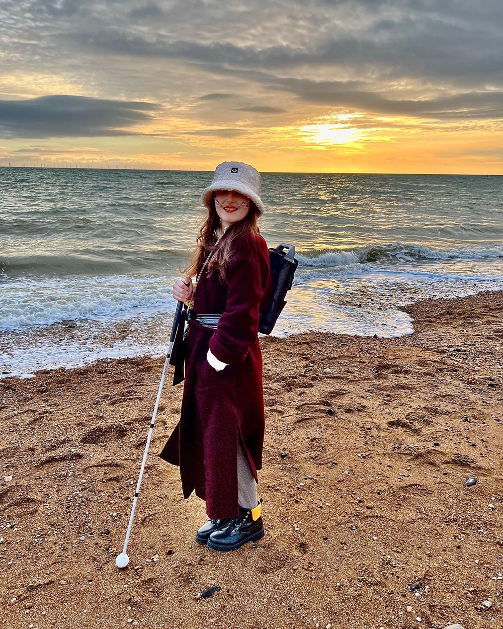 Alexandra on the beach (Collect/PA Real Life)