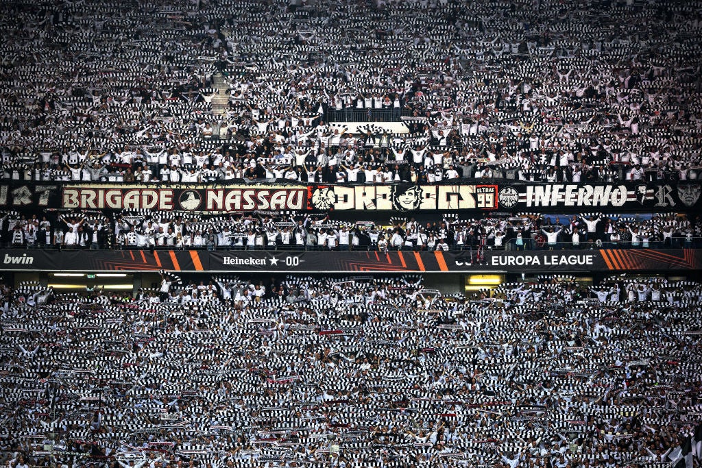 Eintracht have shown they have some of the most passionate supporters in Europe