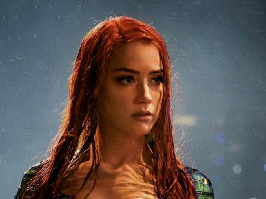 Amber Heard como Mera en 'Aquaman'