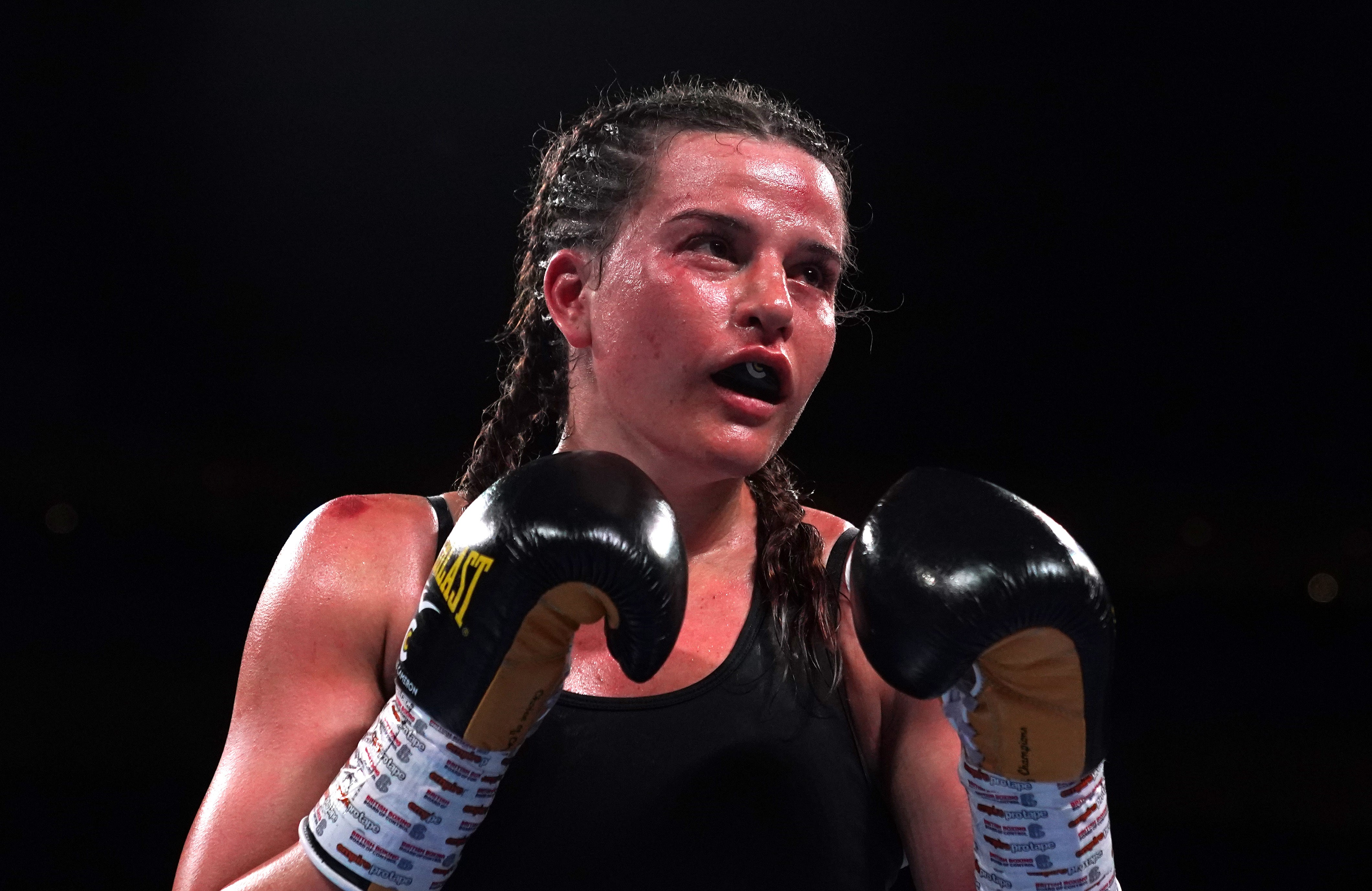 Chantelle Cameron, pictured, wanted to fight 10 three-minute rounds against Victoria Noelia Bustos this weekend (Adam Davy/PA)