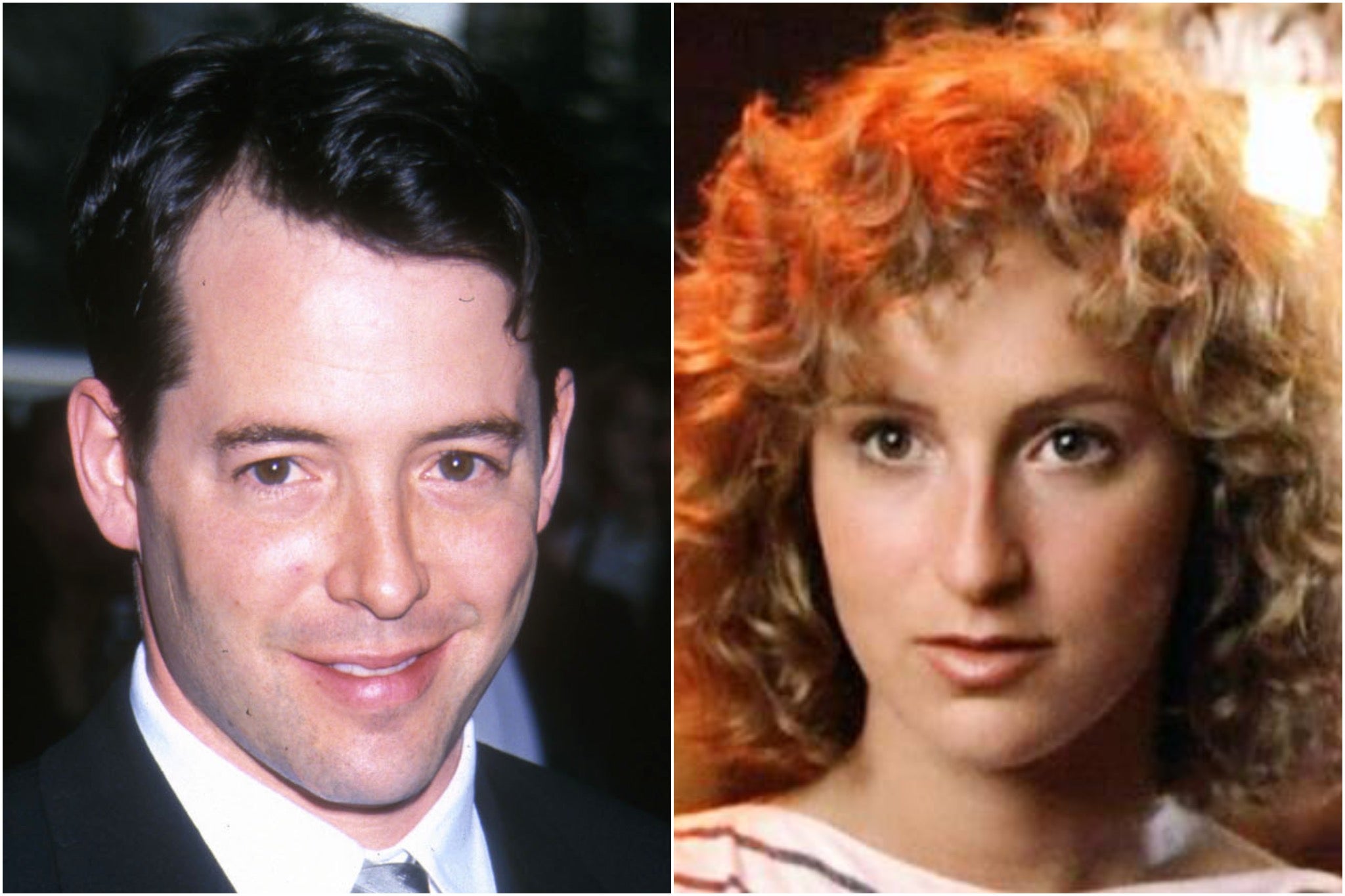 Matthew Broderick and Jennifer Grey were briefly engaged