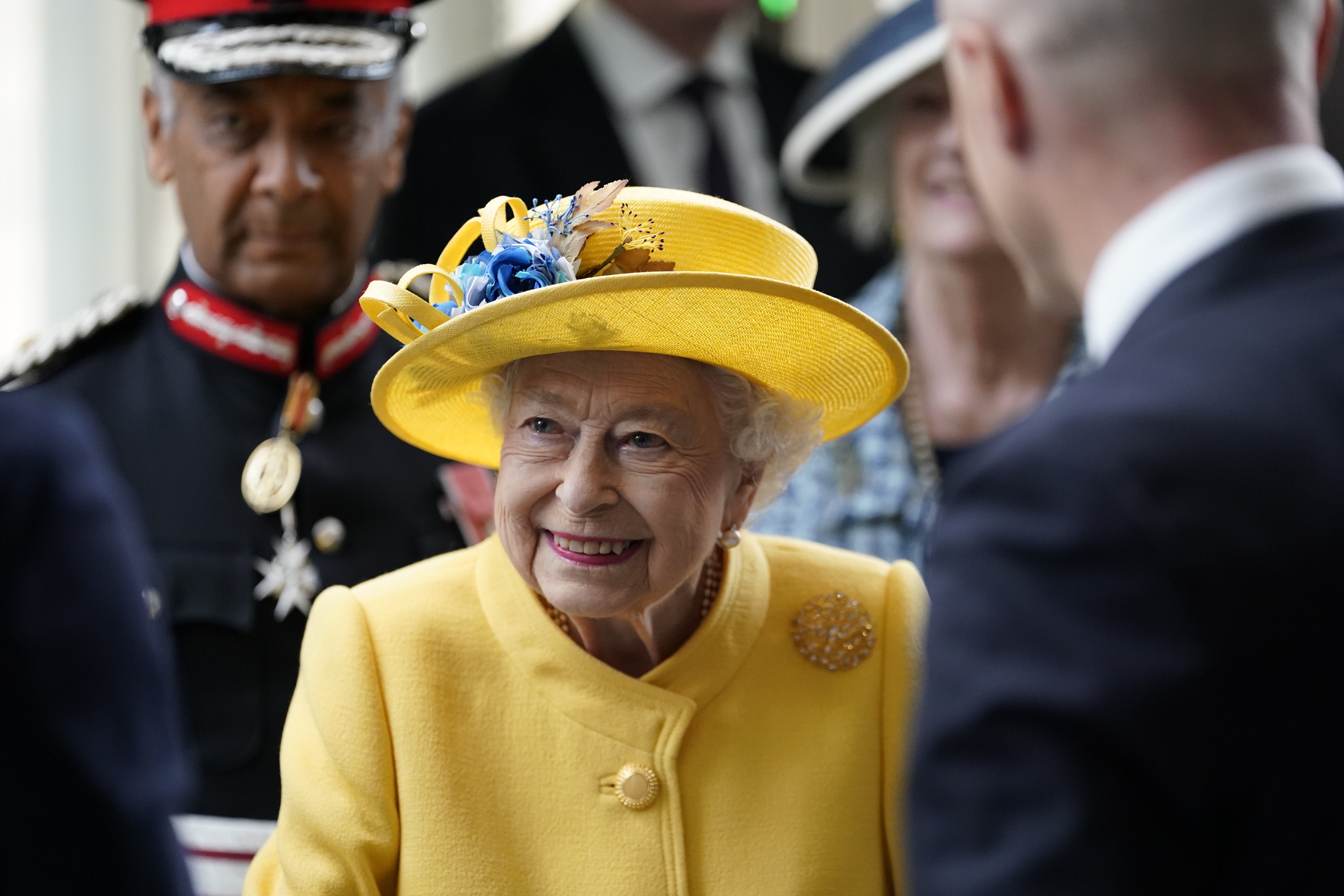 The Queen at Paddington station to mark the completion of London’s Crossrail project (Andrew Matthews/PA)