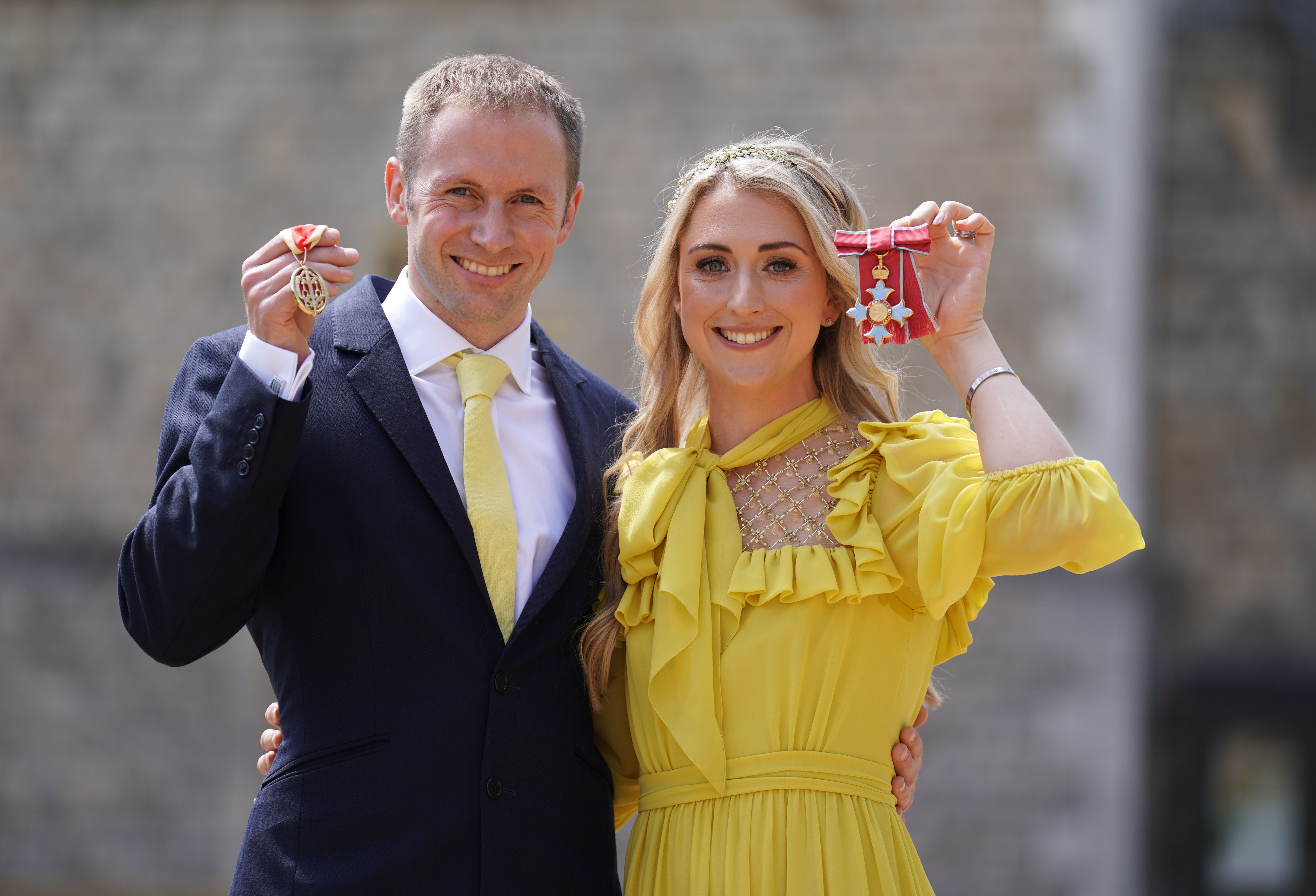 Sir Jason Kenny and Dame Laura Kenny (Kirsty O’Connor/PA)