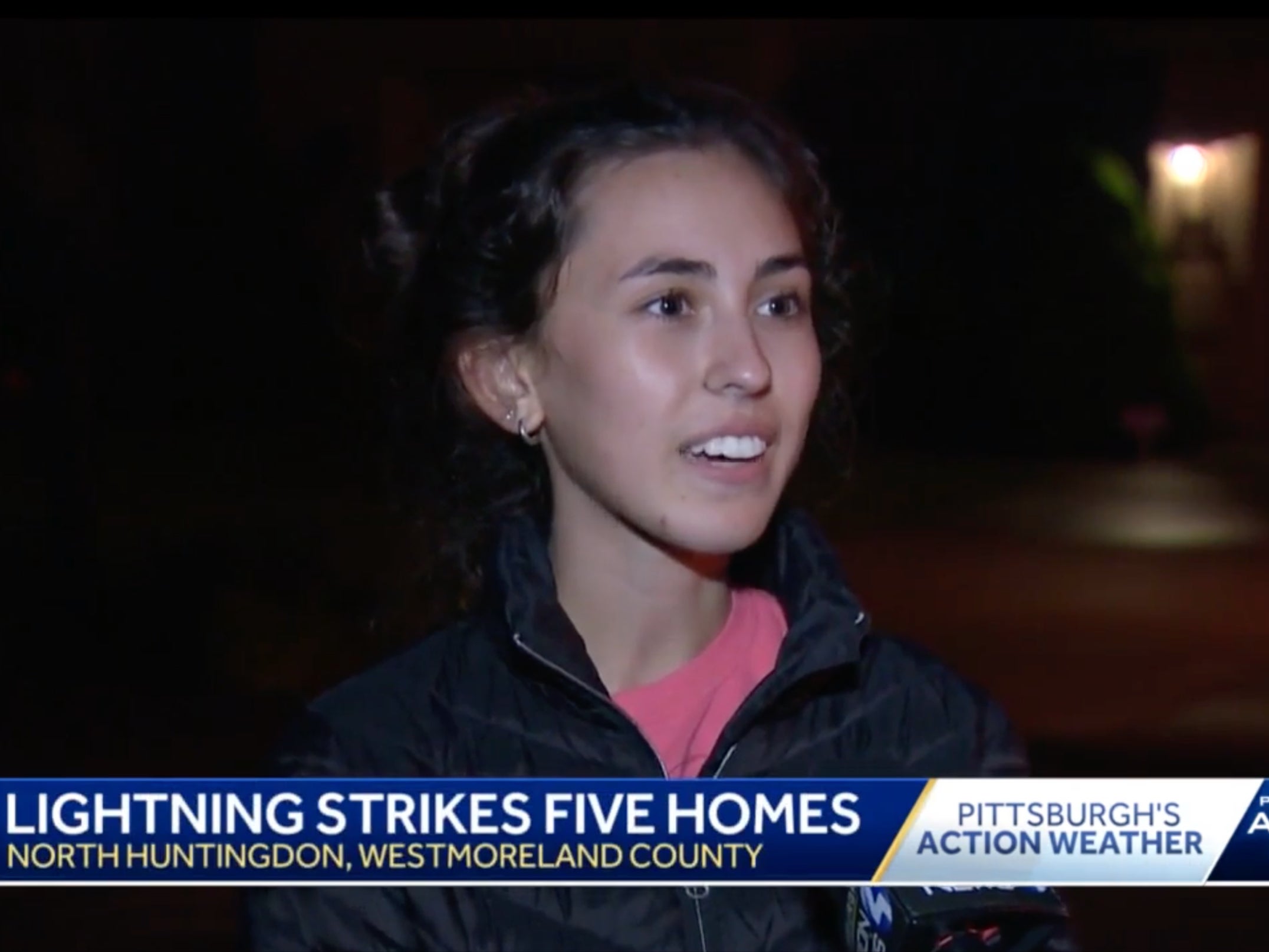 Pennsylvania teen survives lightning bolt strike that entered her body through pinky