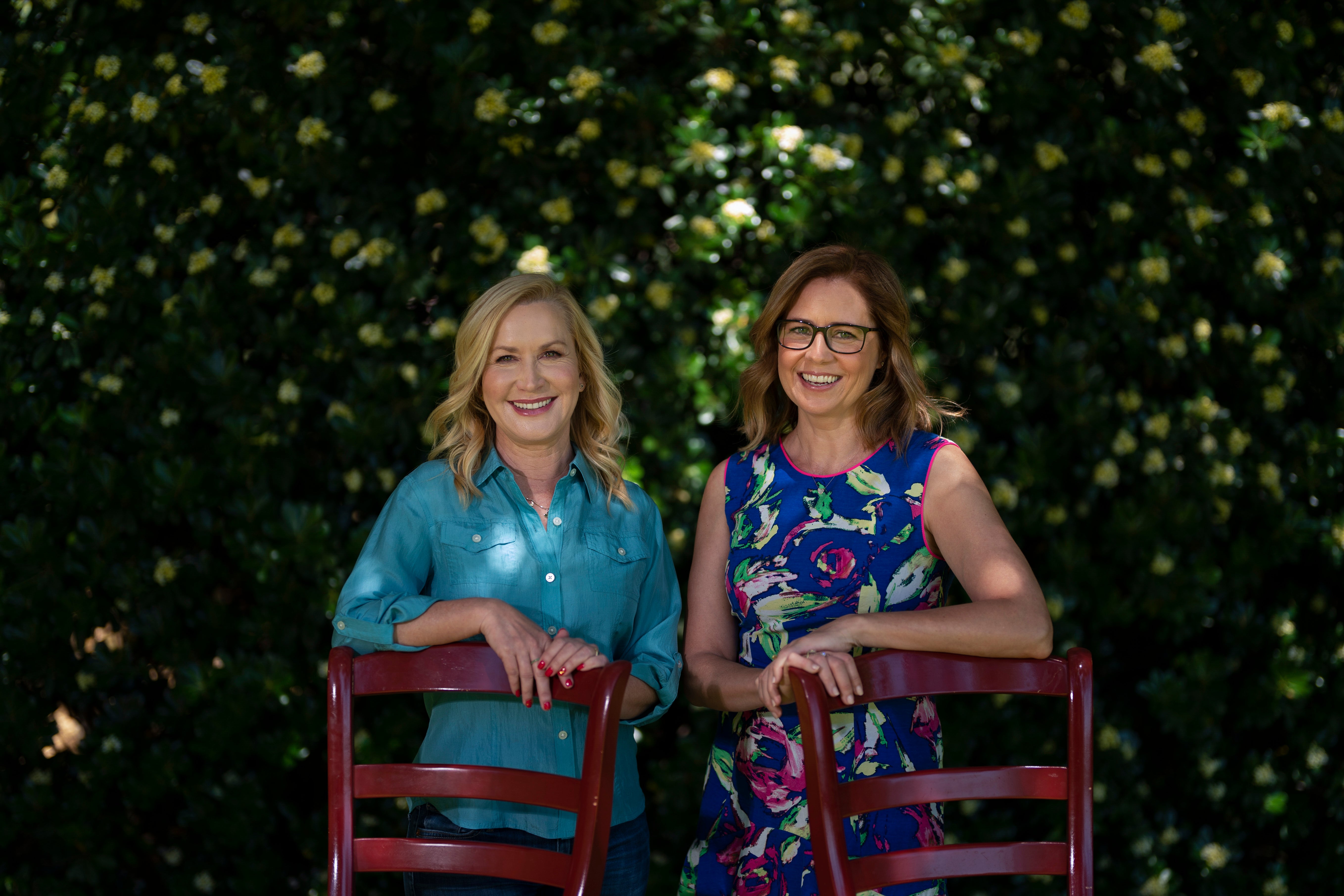 Angela Kinsey and Jenna Fischer Portrait Session