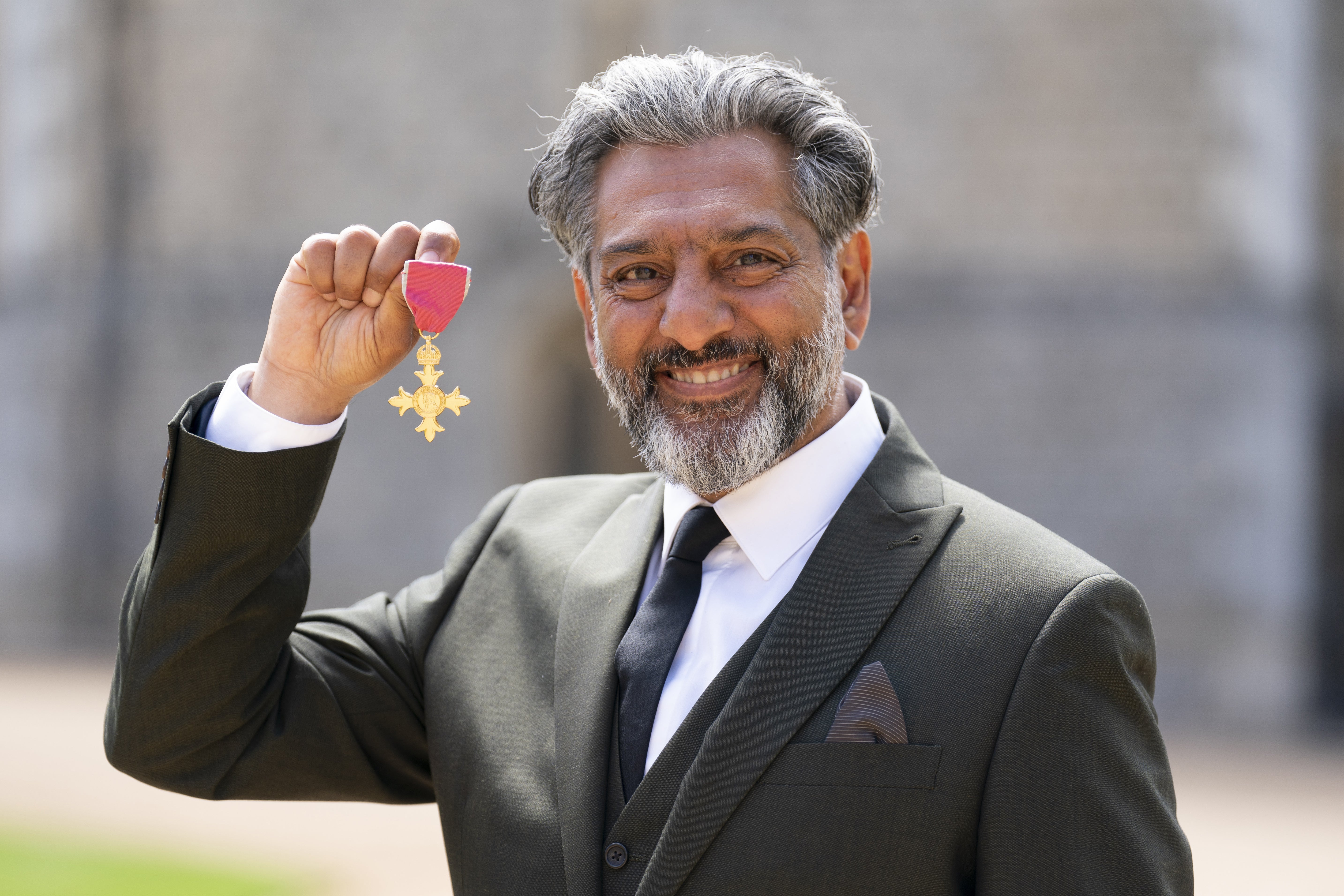 Nitin Ganatra was made an OBE (Kirsty O’Connor/PA)