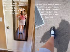 Woman claims shoes she purchased from Shein ‘melted’ while attending festival in Las Vegas