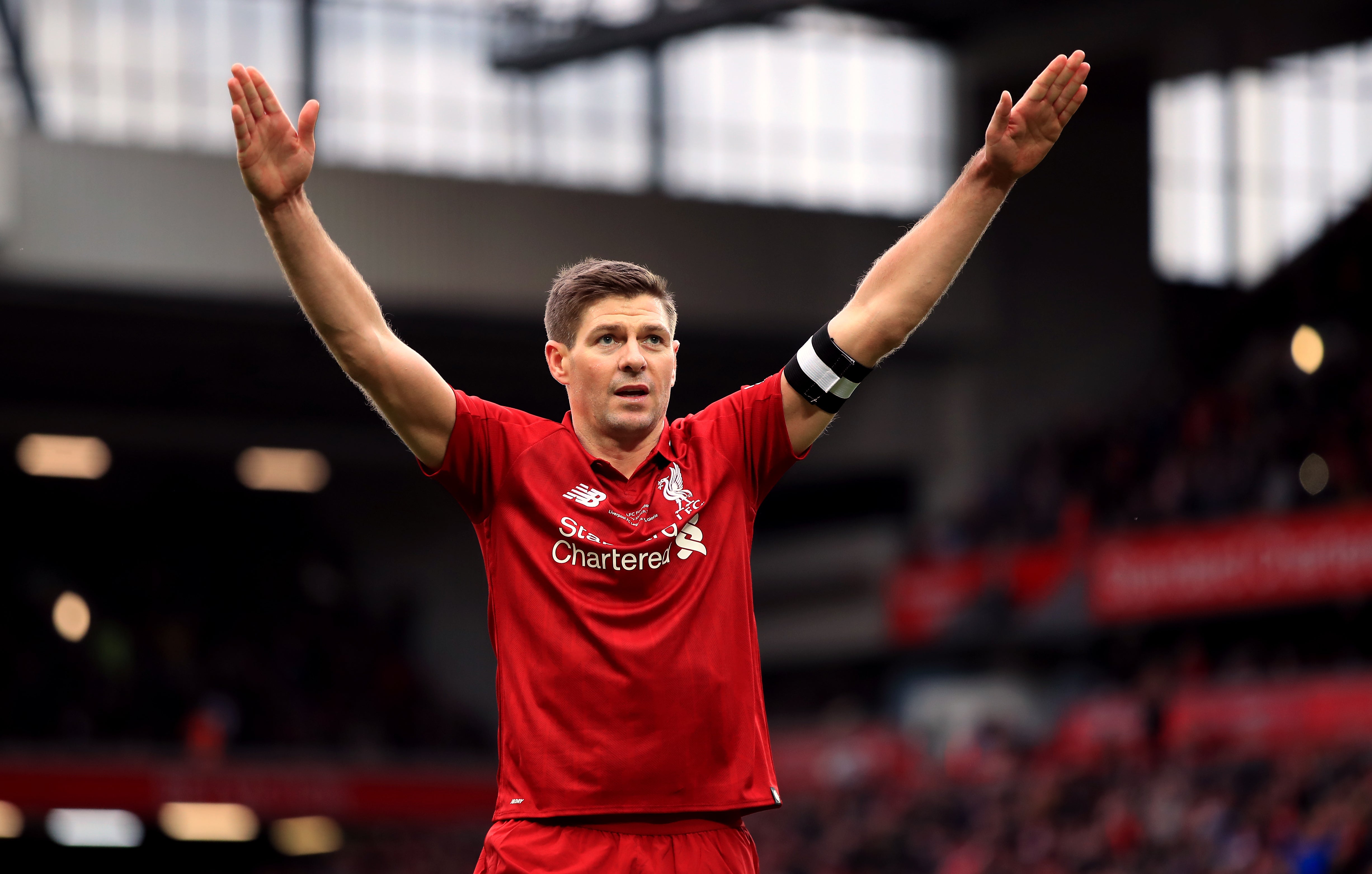 Steven Gerrard ended his Liverpool career in 2015 (Peter Byrne/PA)