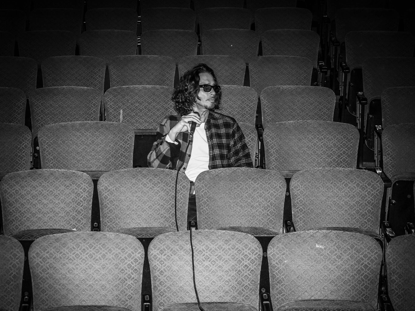 Chris Cornell, the lead singer of genre-defining grunge band Audioslave, photographed prior to his death