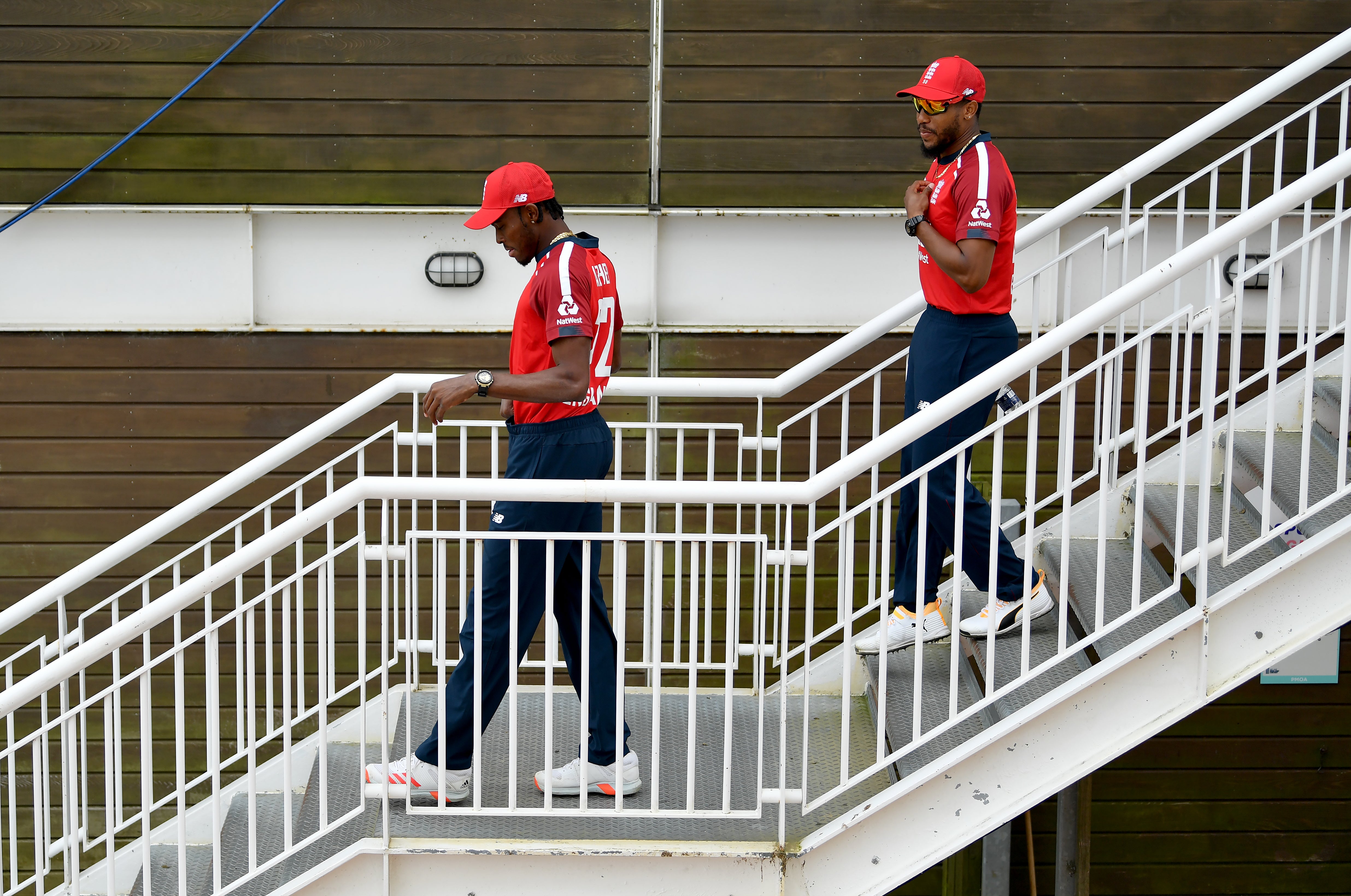 Jofra Archer and Chris Jordan have both made the switch from Barbados to the England team (Dan Mullan/PA)