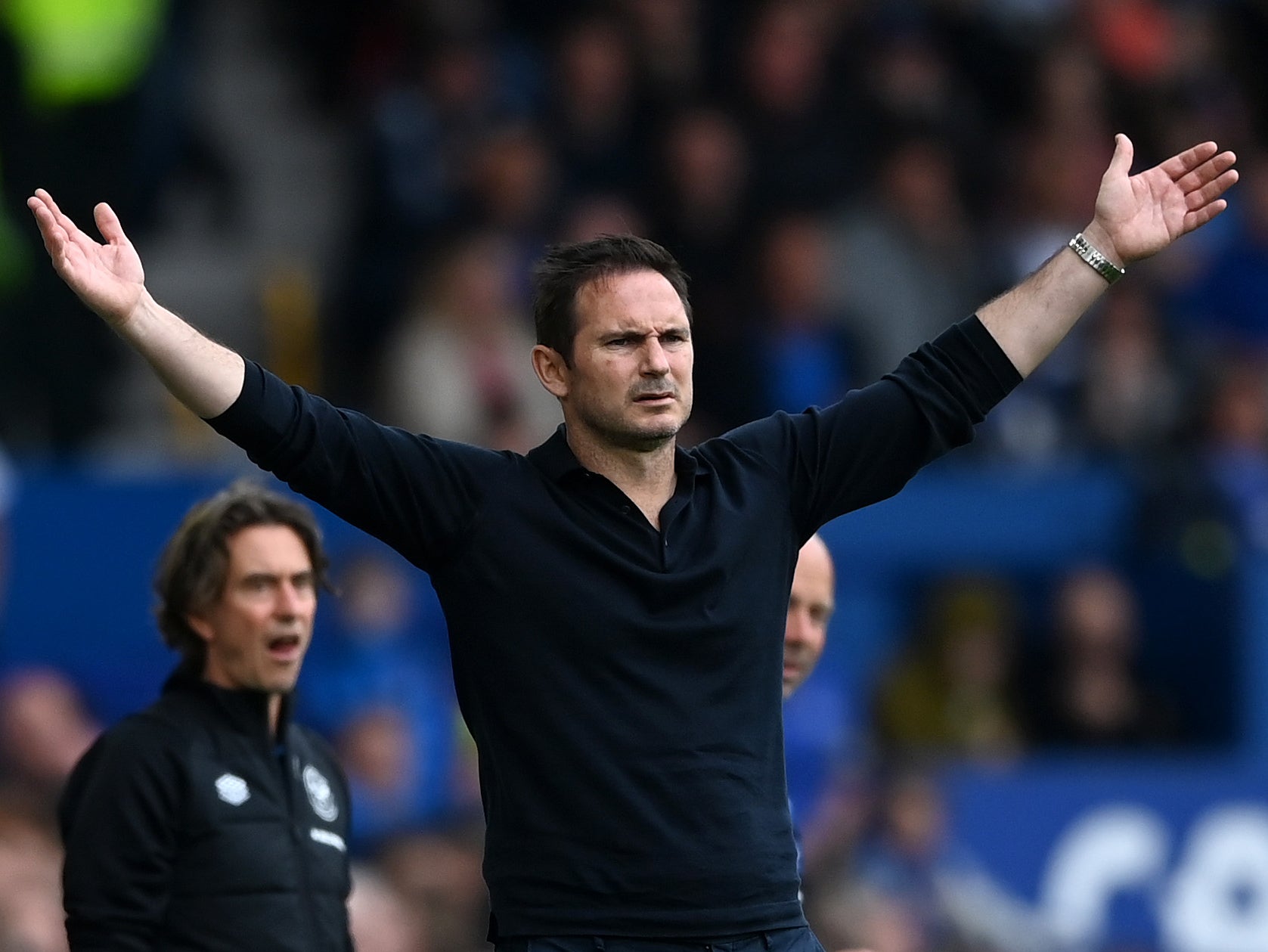 Frank Lampard was named Everton coach in January