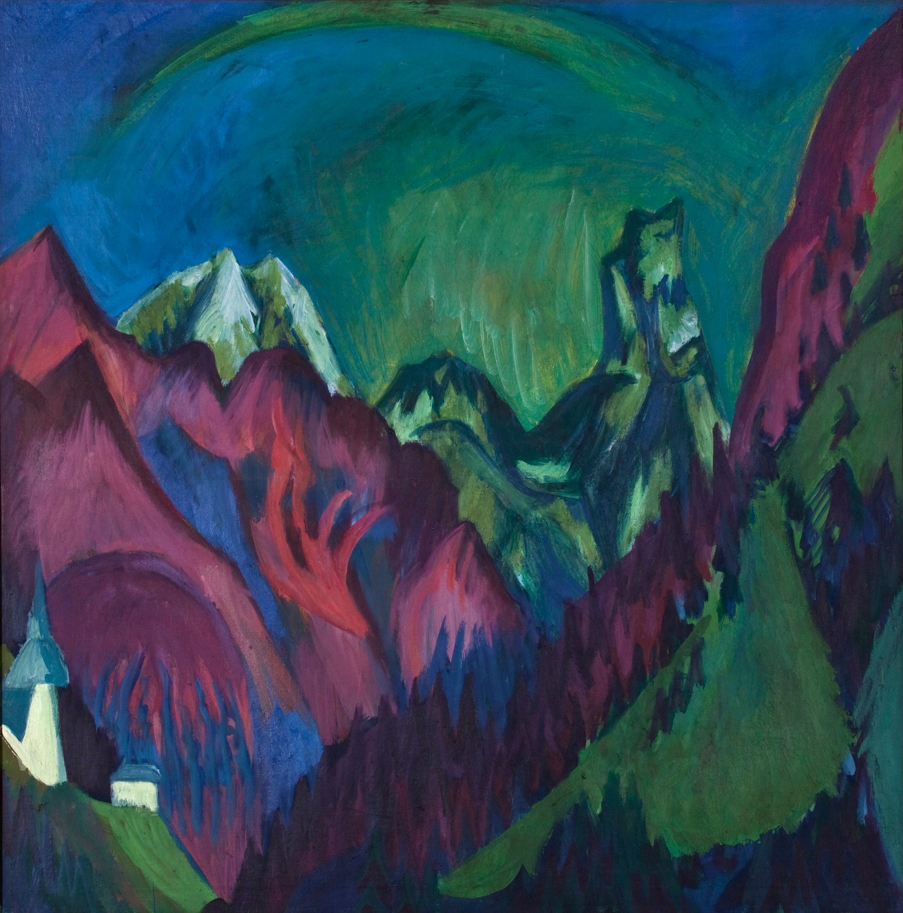 ‘Tinzenhorn – Zügenschlucht near Monstein’, 1919, oil on canvas