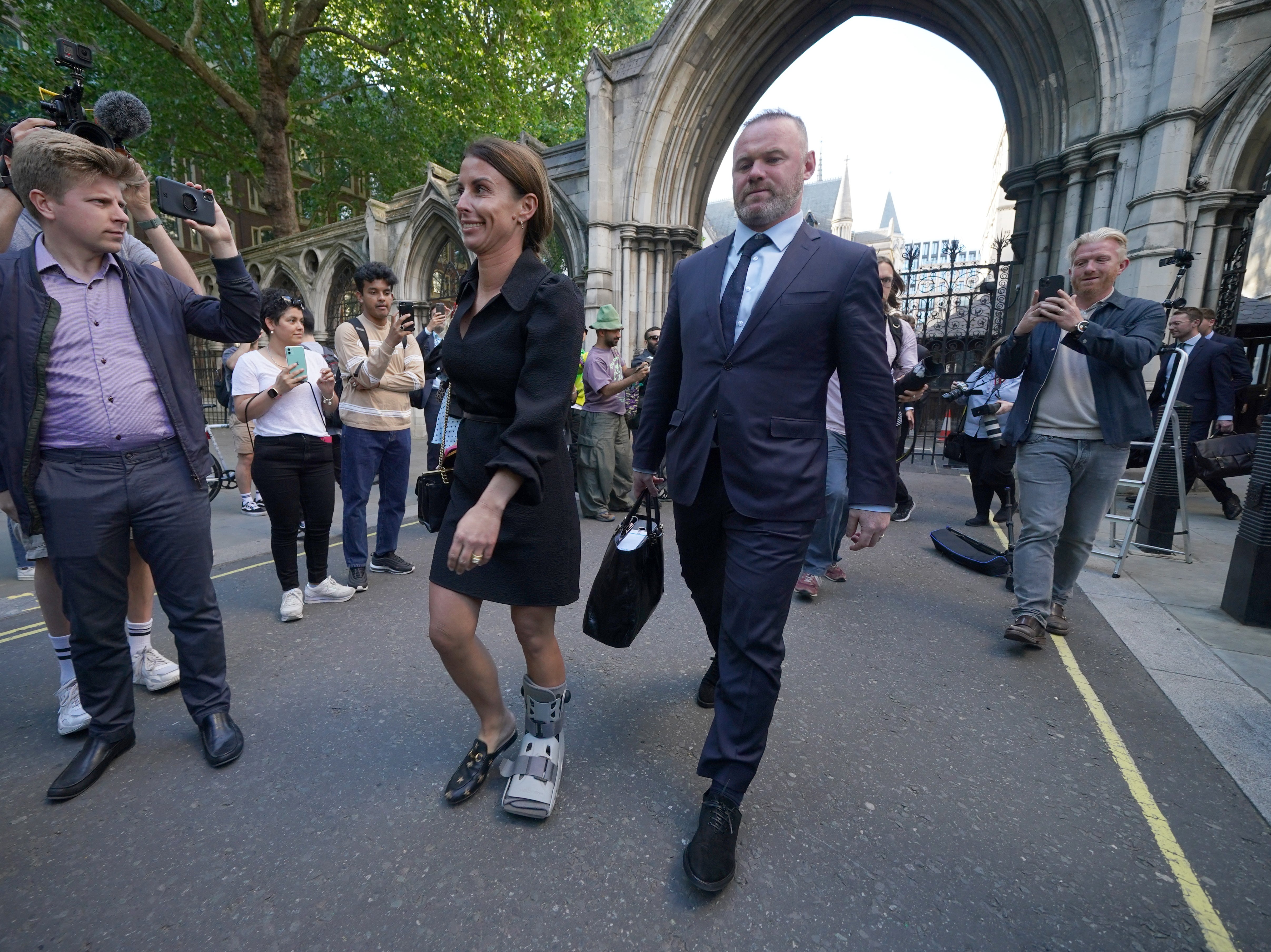 Wayne and Coleen Rooney have not turned up to court for the final day of the Wagatha Christie trial