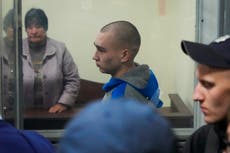 Russian soldier in Ukraine war crime trial pleads for forgiveness from victim’s widow