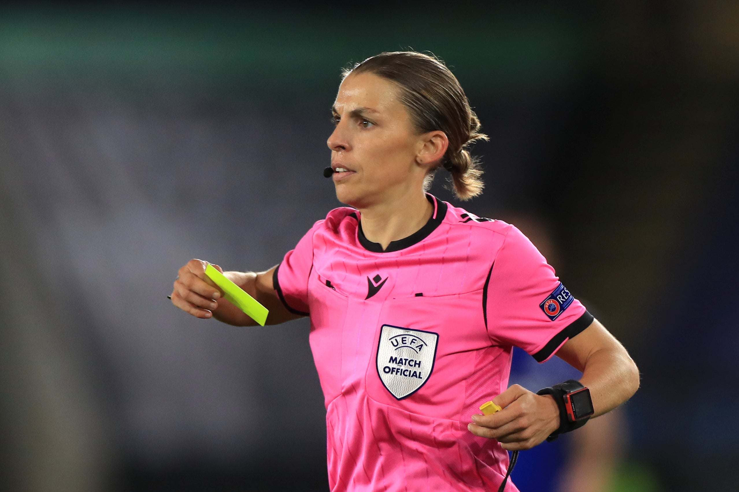 Stephanie Frappart is one of three women listed to referee matches at the men’s World Cup in Qatar later this year (Mike Egerton/PA)