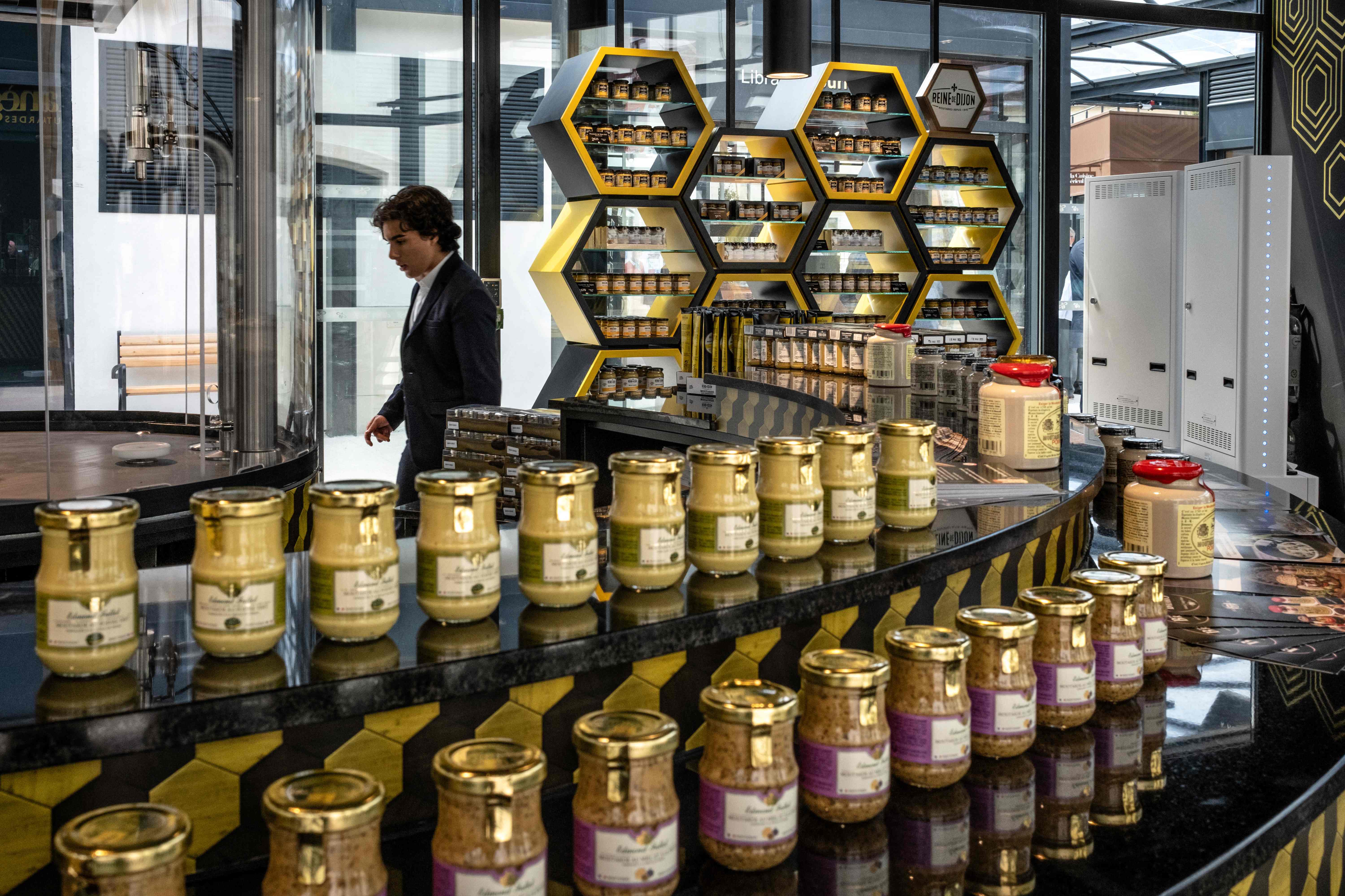 A mustard shop in Dijon, Burgundy