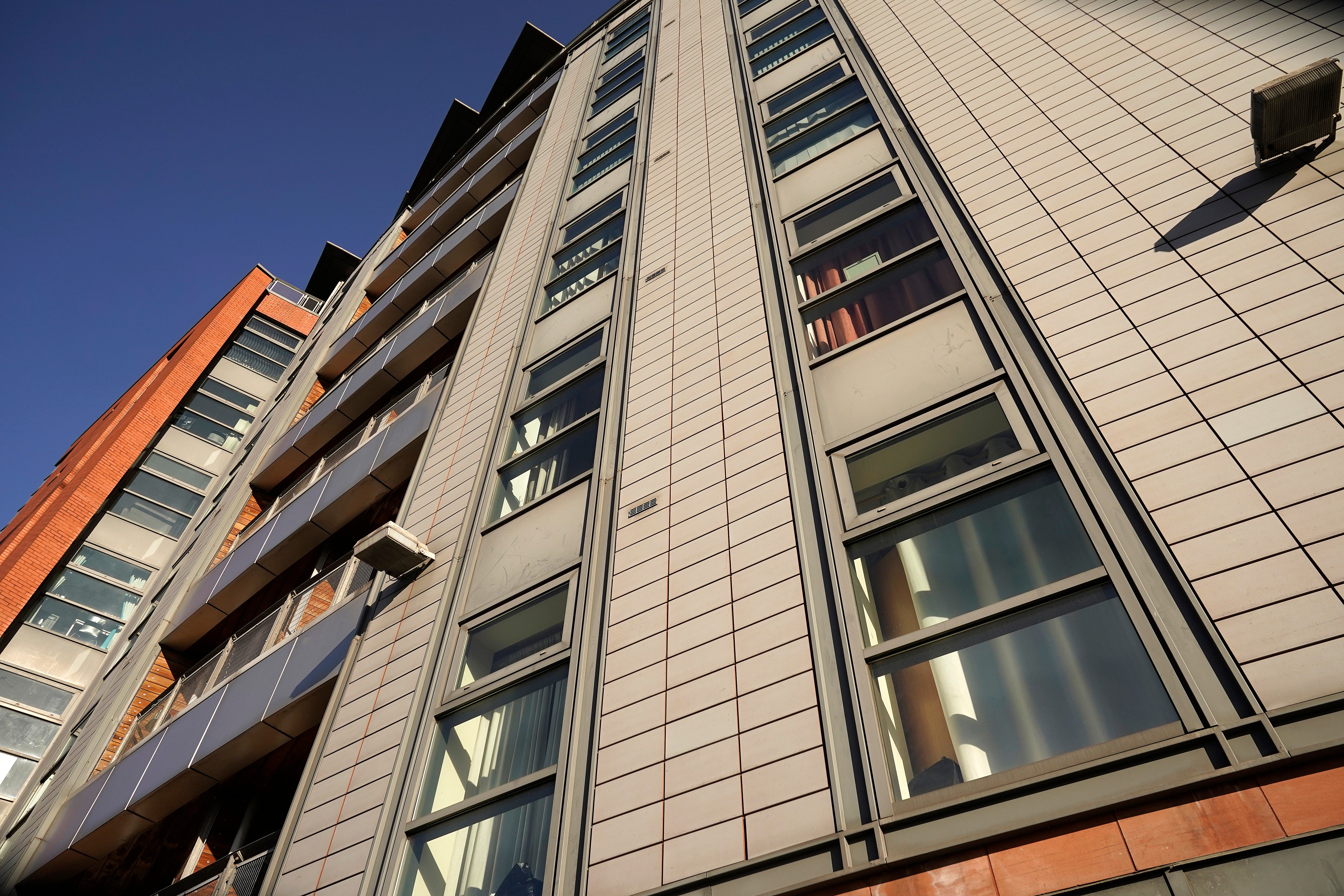 Aluminium composite material cladding on City Gate residential complex in Manchester last year