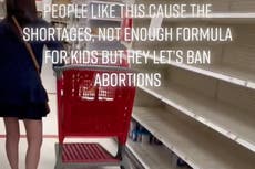 Video shows supermarket confrontation over last of baby formula: ‘This is why there’s a shortage’