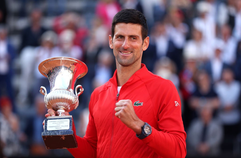 Djokovic returned to form with victory at the Italian Open