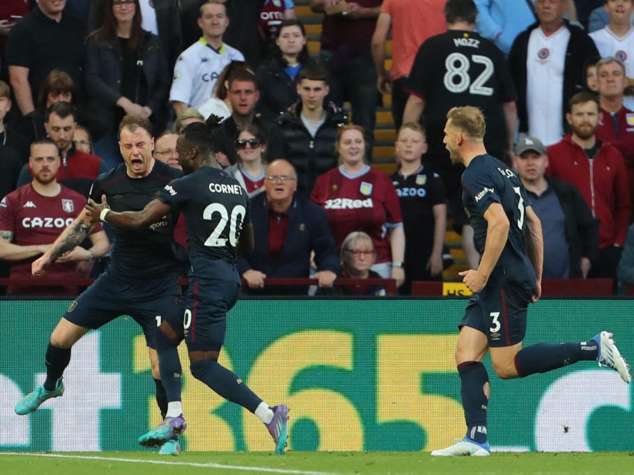 Burnley are ahead of Leeds on goal difference after Ashley Barnes’s penalty secured them a point against Aston Villa on Thursday