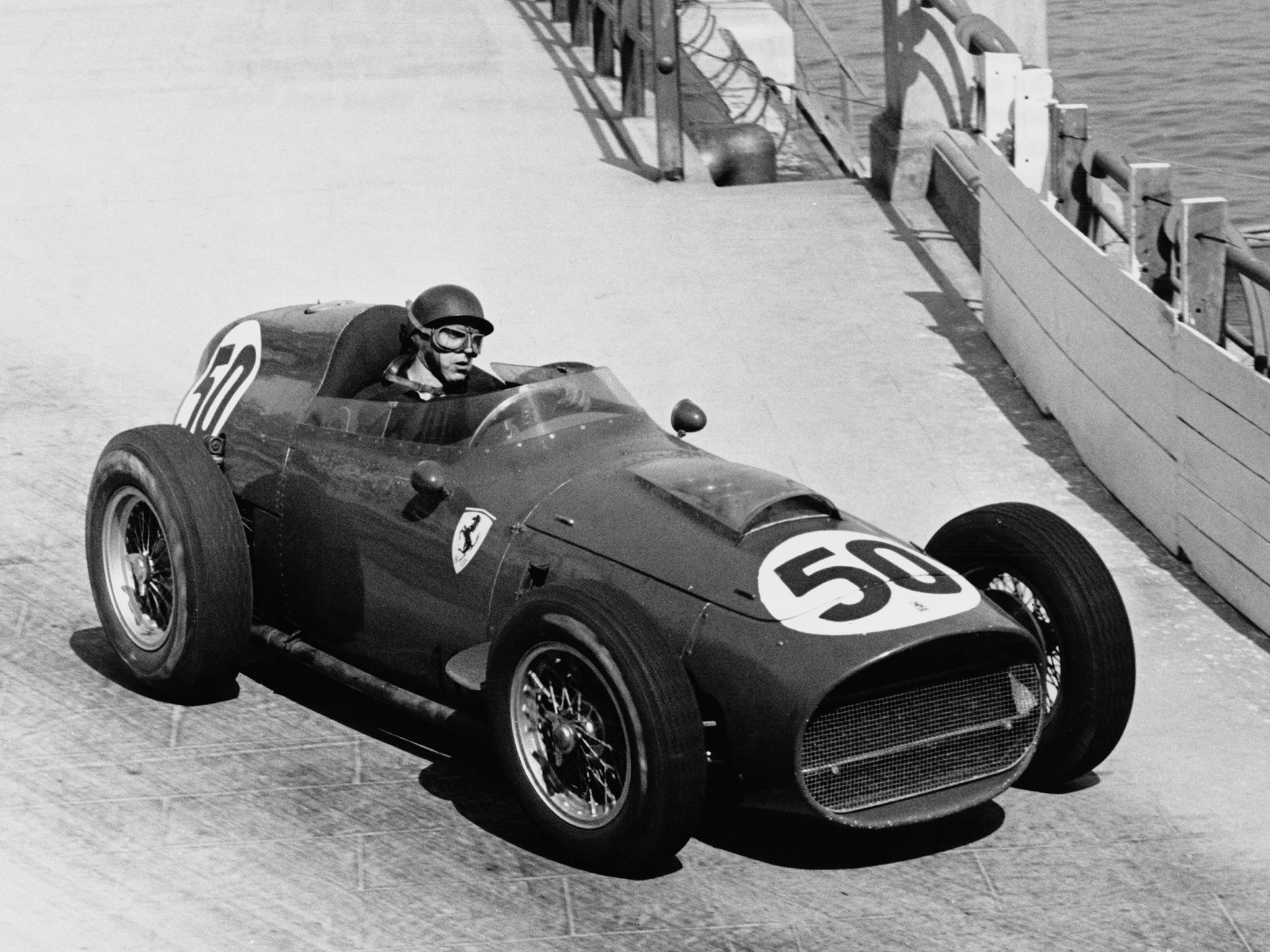 Driving at the Grand Prix of Monaco, 10 May 1959