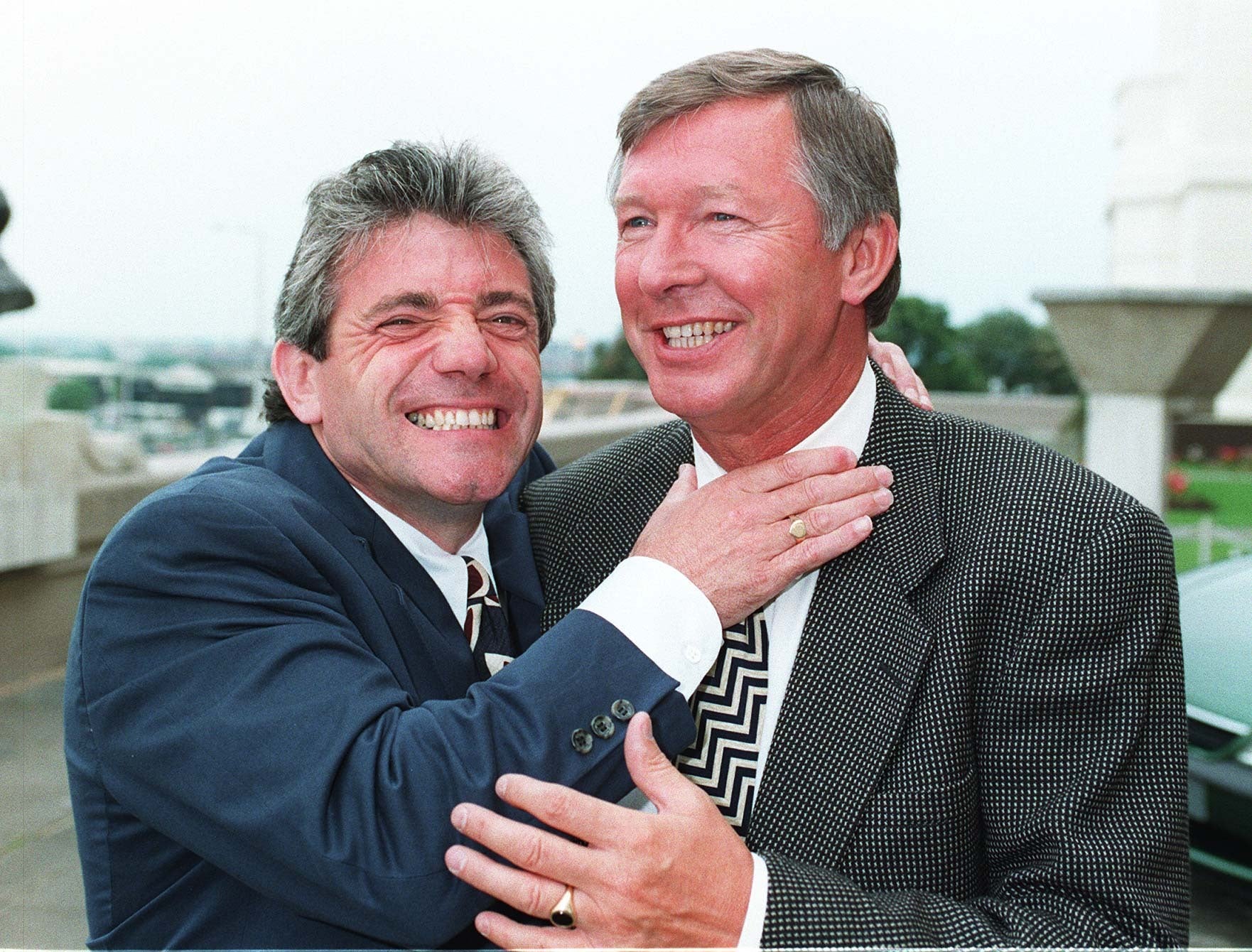 Newcastle boss Kevin Keegan (left) and Manchester United counterpart Alex Ferguson went head-to-head at the end of the 1995-96 campaign (Adam Butler/PA)