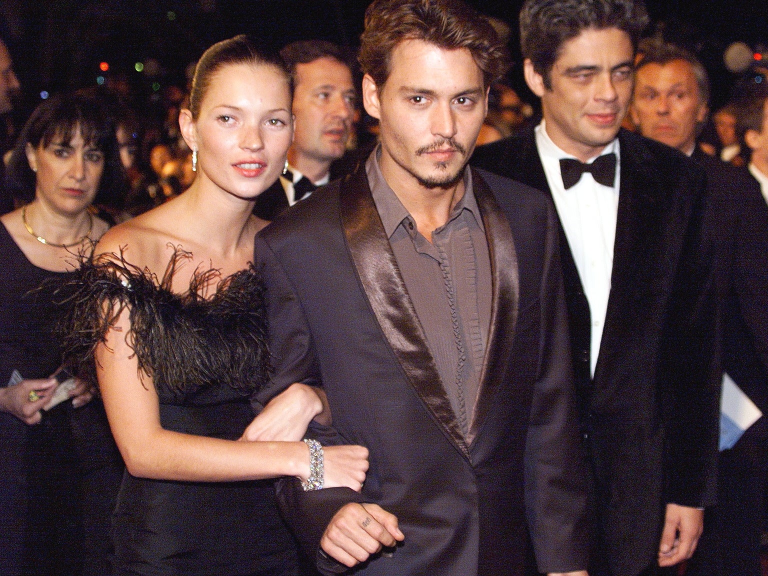 Kate Moss and Johnny Depp