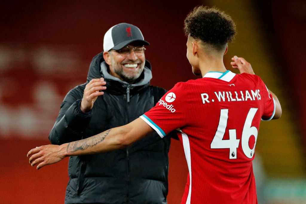 Liverpool secured a top-four finish last season after Klopp turned to rookie defenders Nat Phillips and Rhys Williams