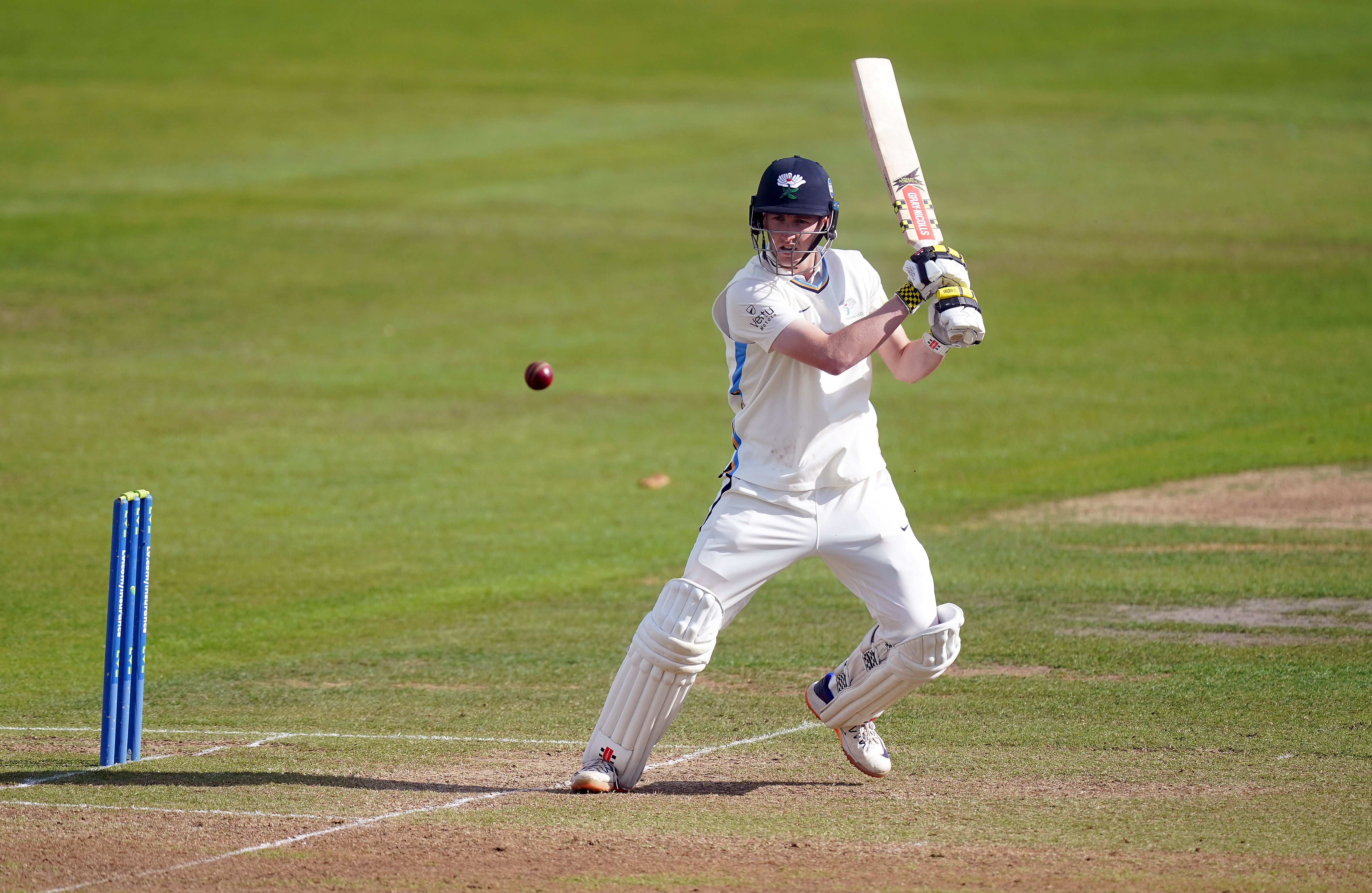 Yorkshire’s Harry Brook was in the runs again with his his eighth score of 50 or more in nine innings this season (Mike Egerton/PA)