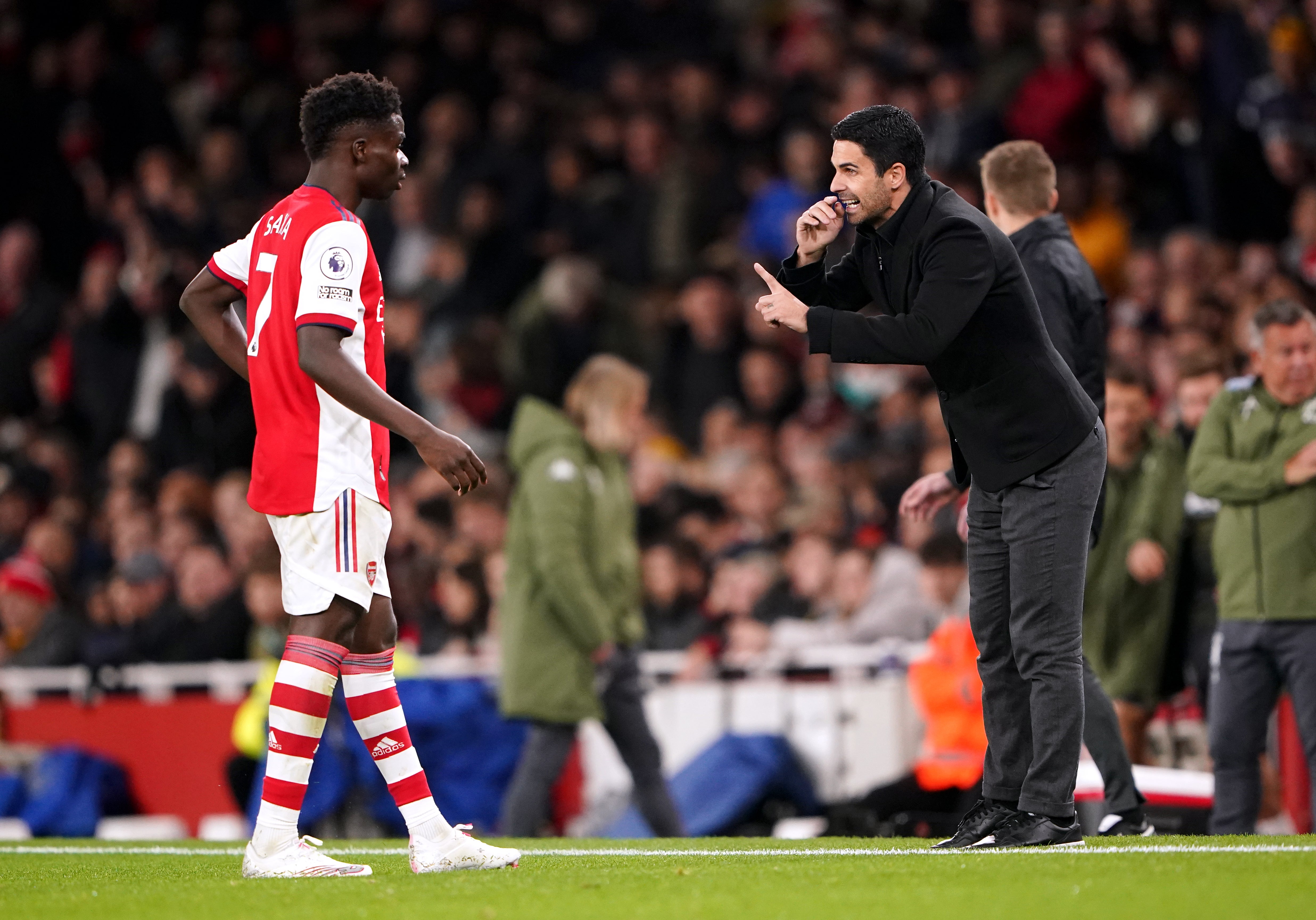 Mikel Arteta says Arsenal attacker Bukayo Saka needs a rest this summer (Zac Goodwin/PA)