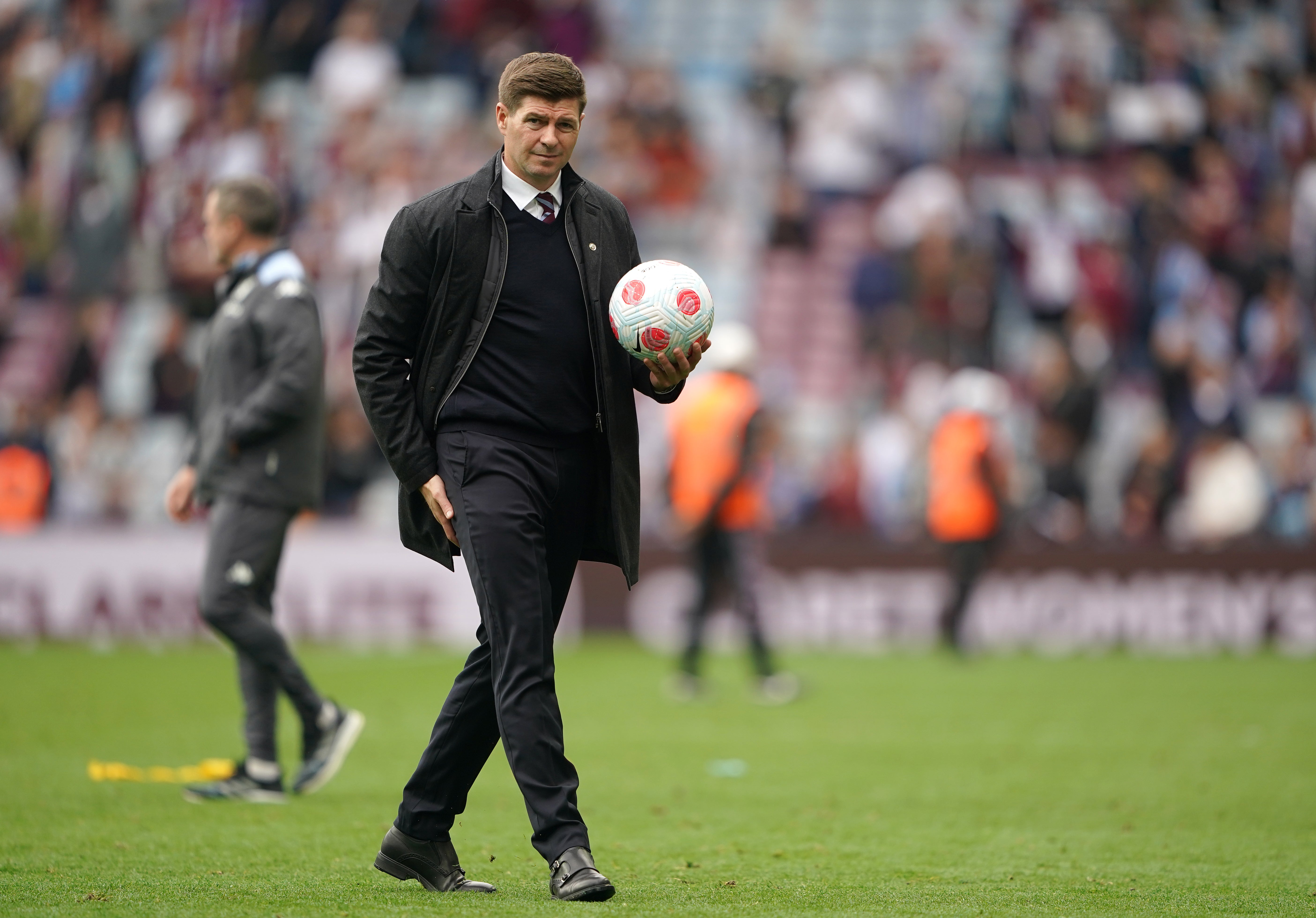 Former Liverpool captain Steven Gerrard is a potential obstacle for City (Zac Goodwin/PA)