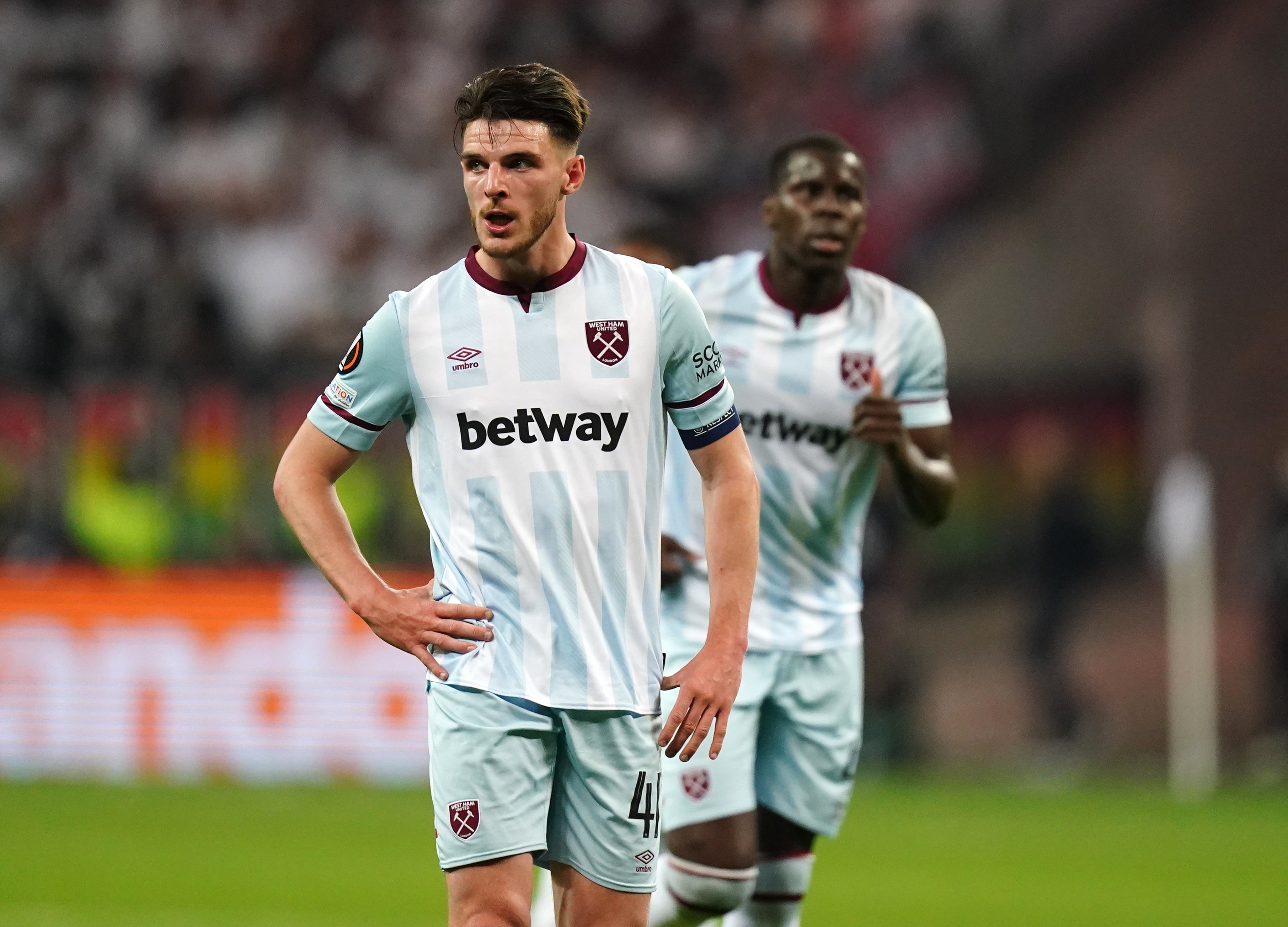 West Ham lost to Eintracht Frankfurt in this season’s Europa League semi-finals (Mike Egerton/PA)