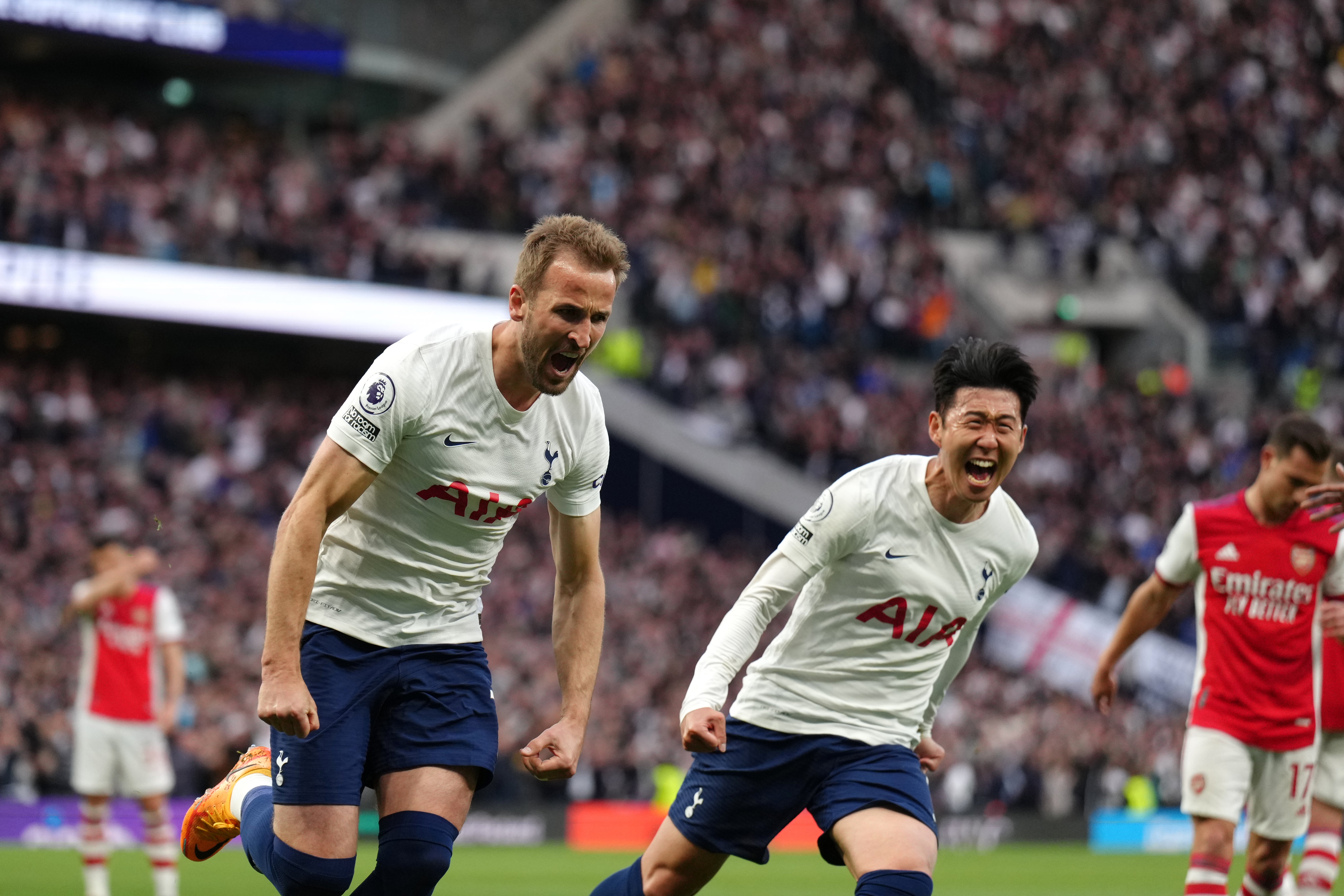 Tottenham’s recent win against Arsenal dealt the Gunners’ Champions League hopes a mighty blow (John Walton/PA)