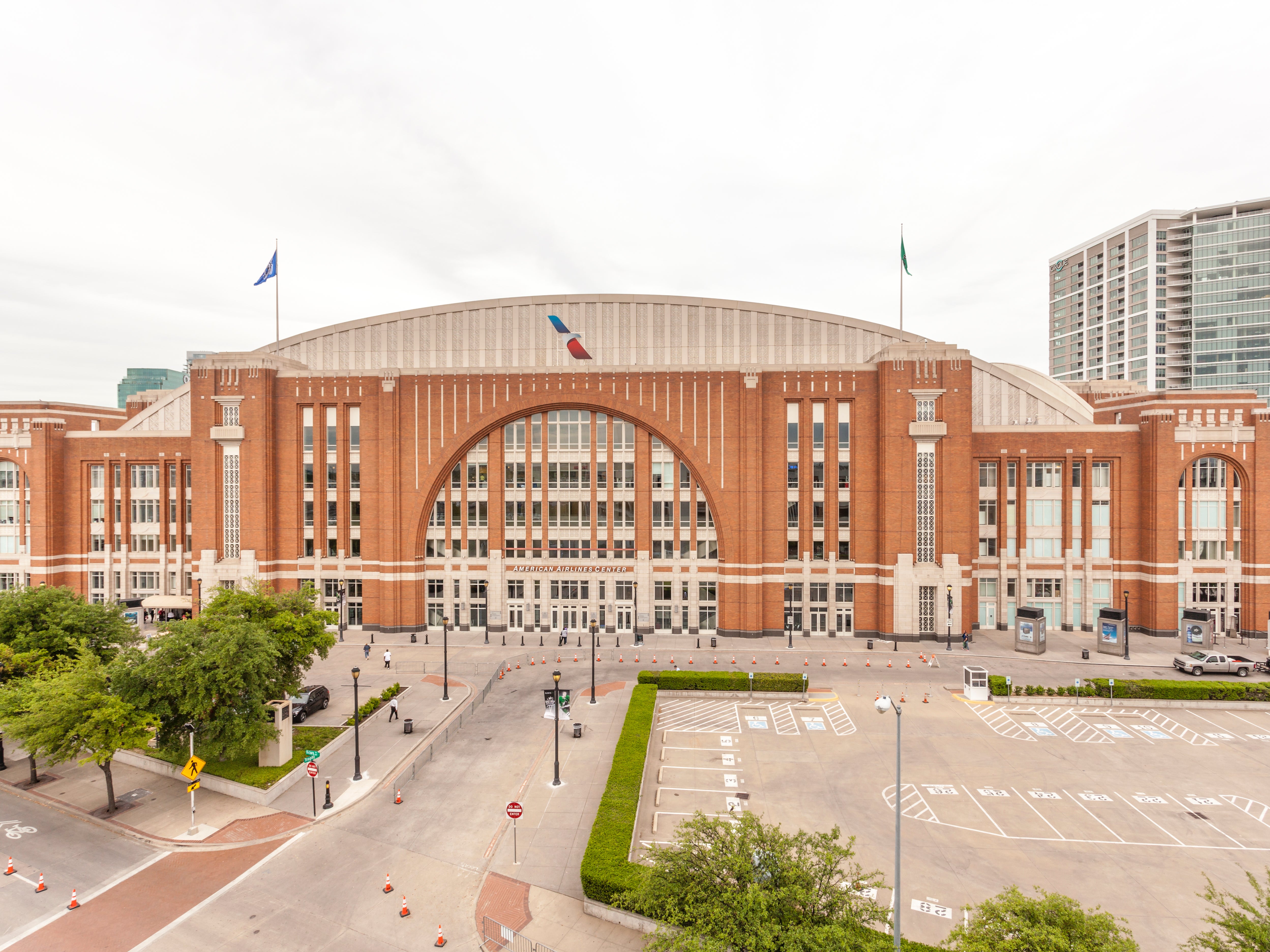 The American Airlines Center Arena in Dallas