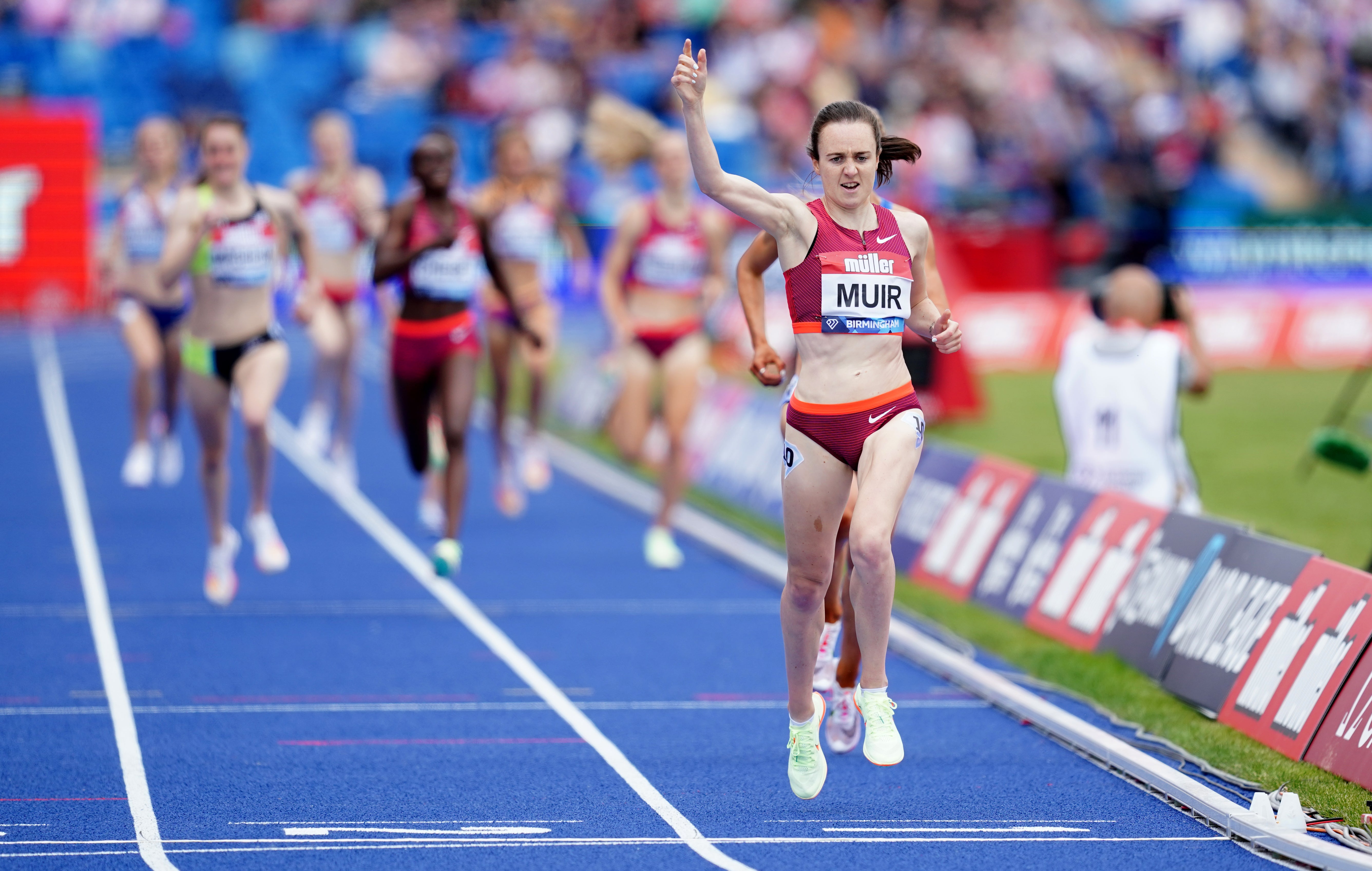 Laura Muir claimed victory in Birmingham (David Davies/PA)