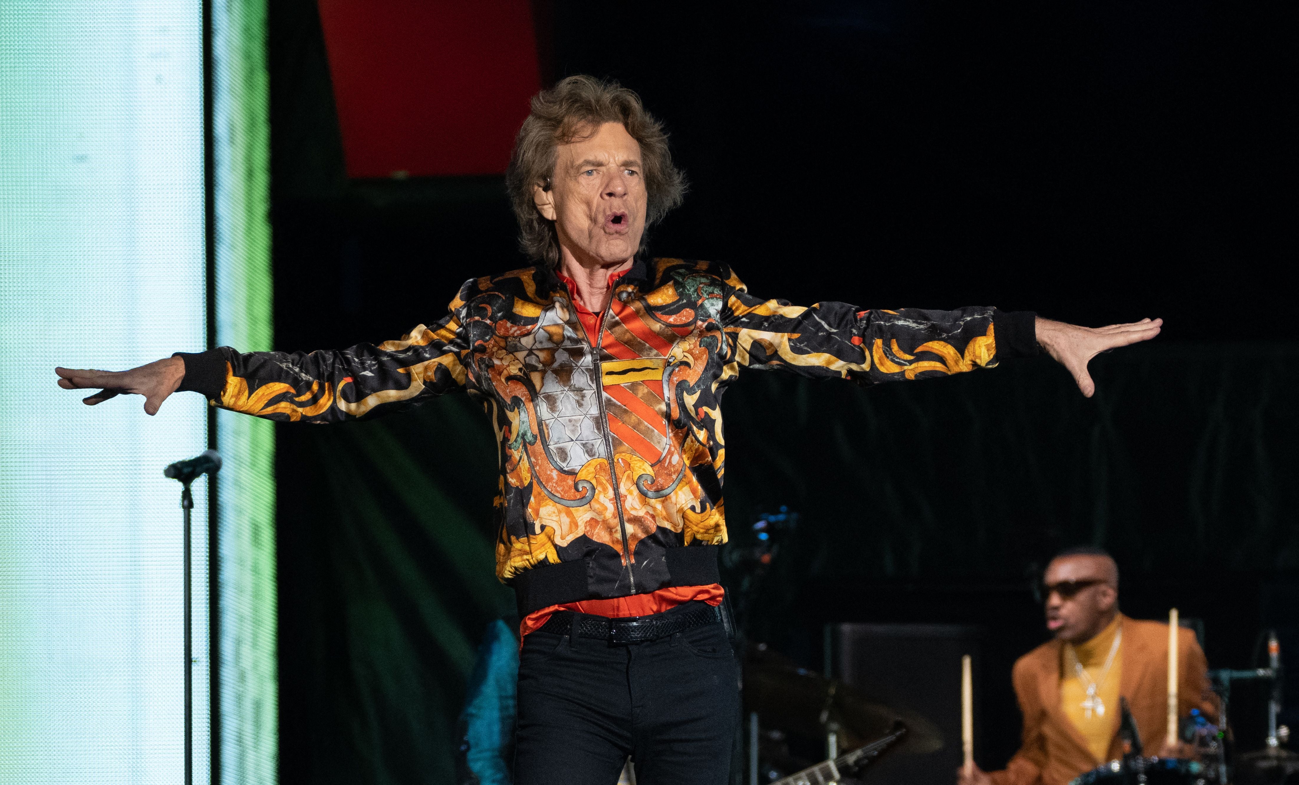 Jagger on stage in Texas in November