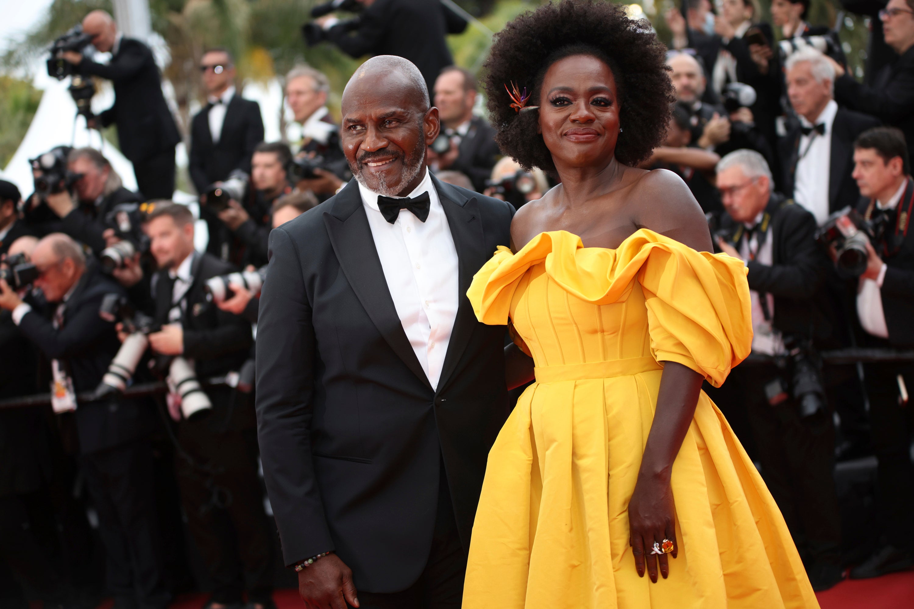 Julius Tennon and Viola Davis