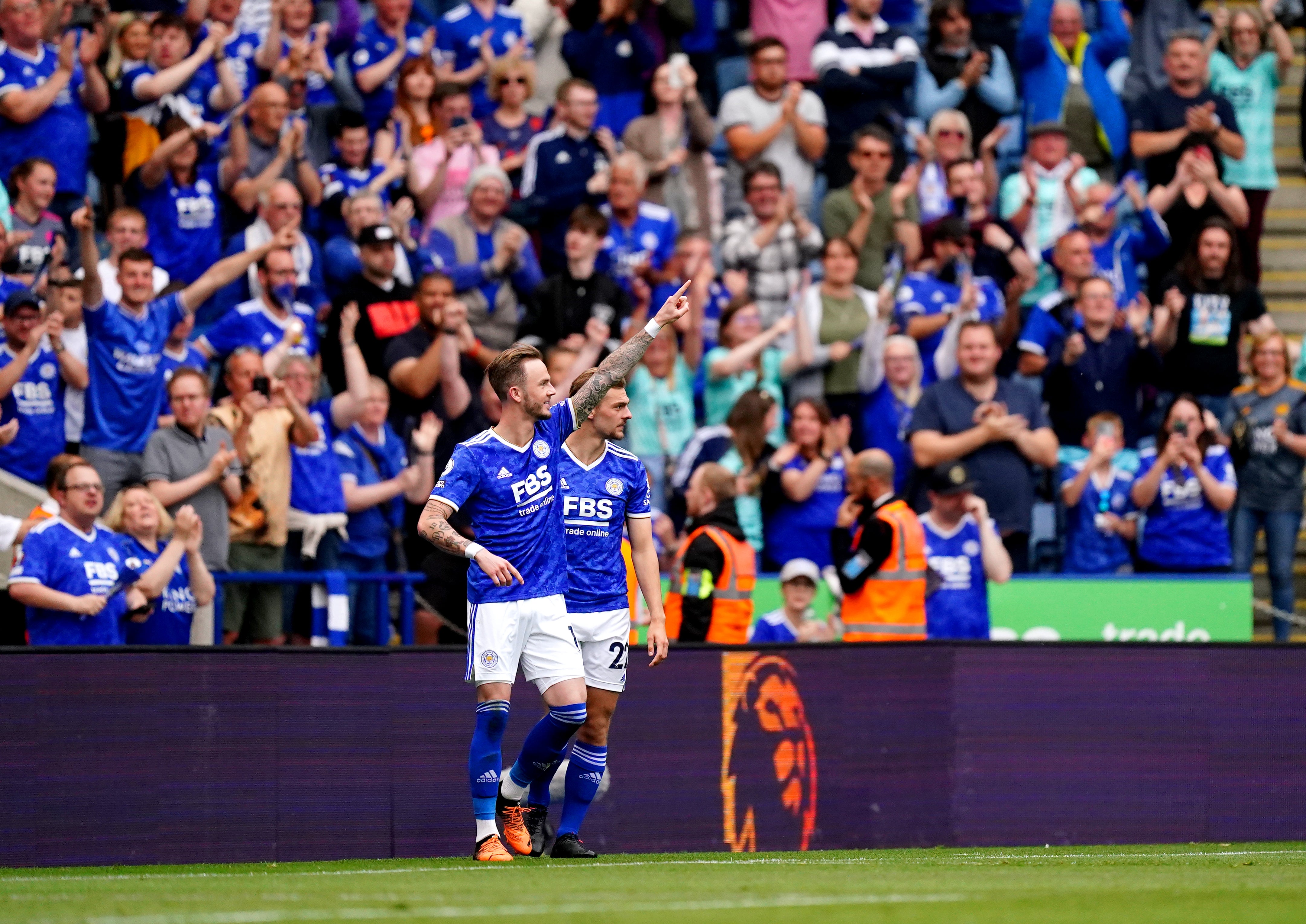 Leicester’s James Maddison opened the scoring against Southampton. (Mike Egerton/PA)