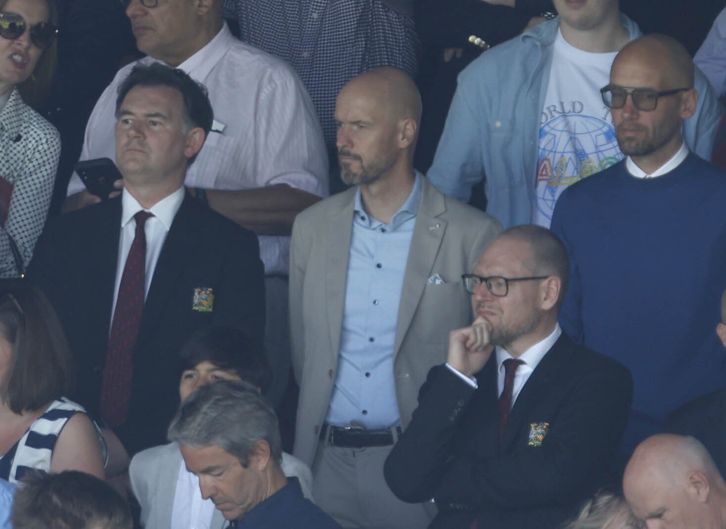 New boss Erik ten Hag was at Crystal Palace