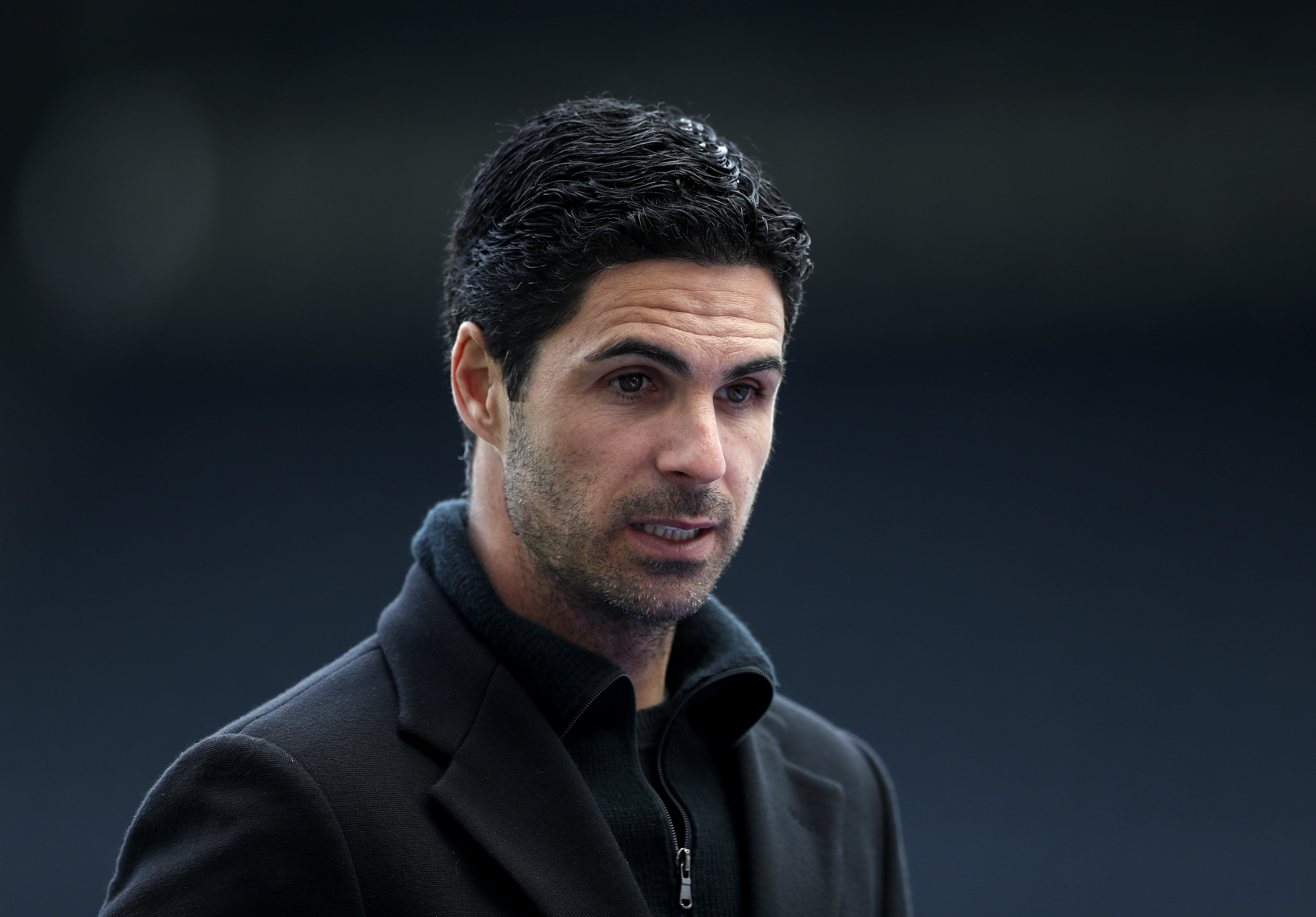 Mikel Arteta is haunted by Arsenal missing out on Champions League qualification despite their final-day 5-1 thrashing of Everton (Lee Smith/PA Images).