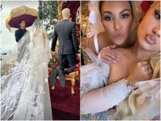 Kourtney Kardashian and Travis Barker marry in lavish Italian ceremony