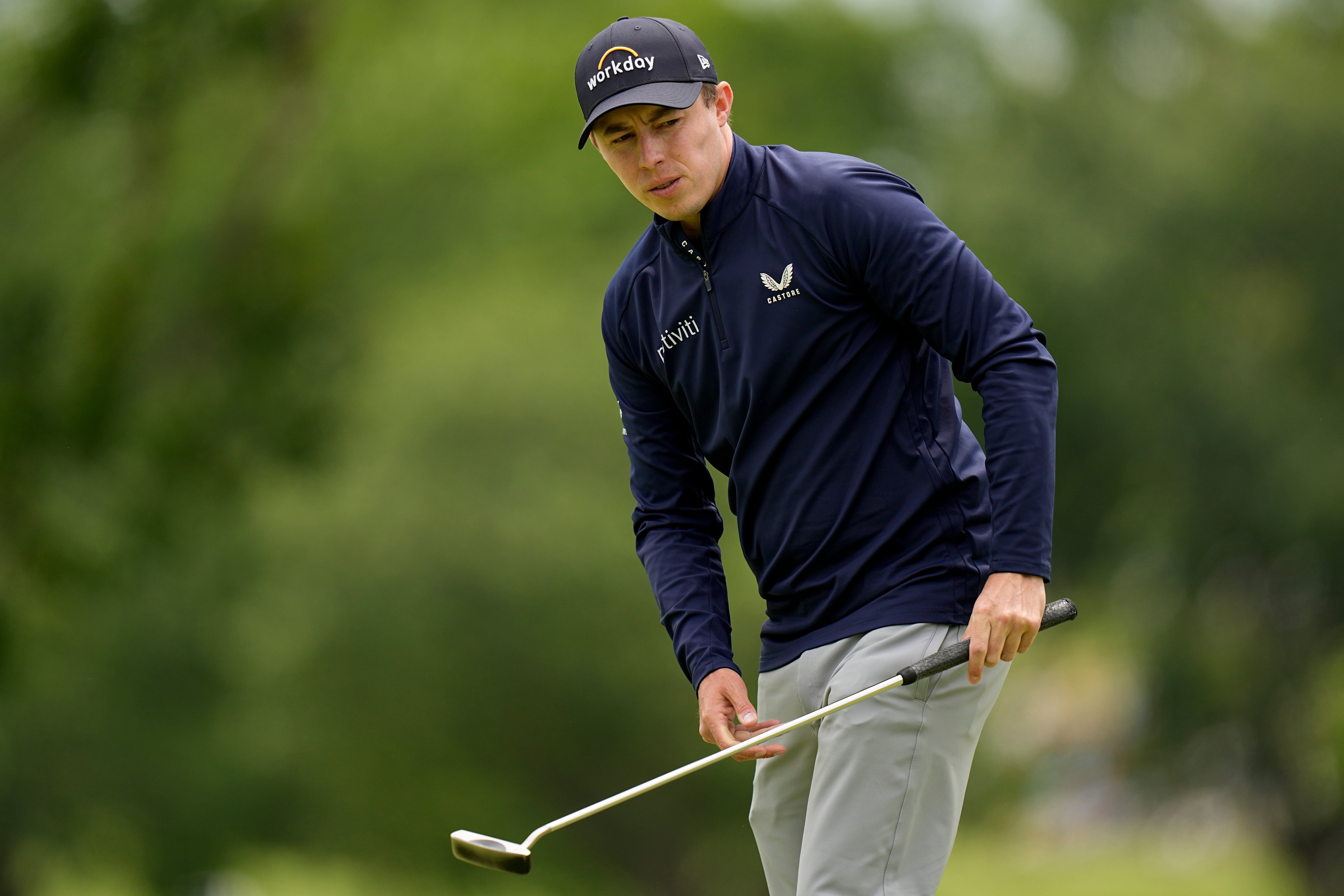 Matt Fitzpatrick made a late charge (AP Photo/Eric Gay)