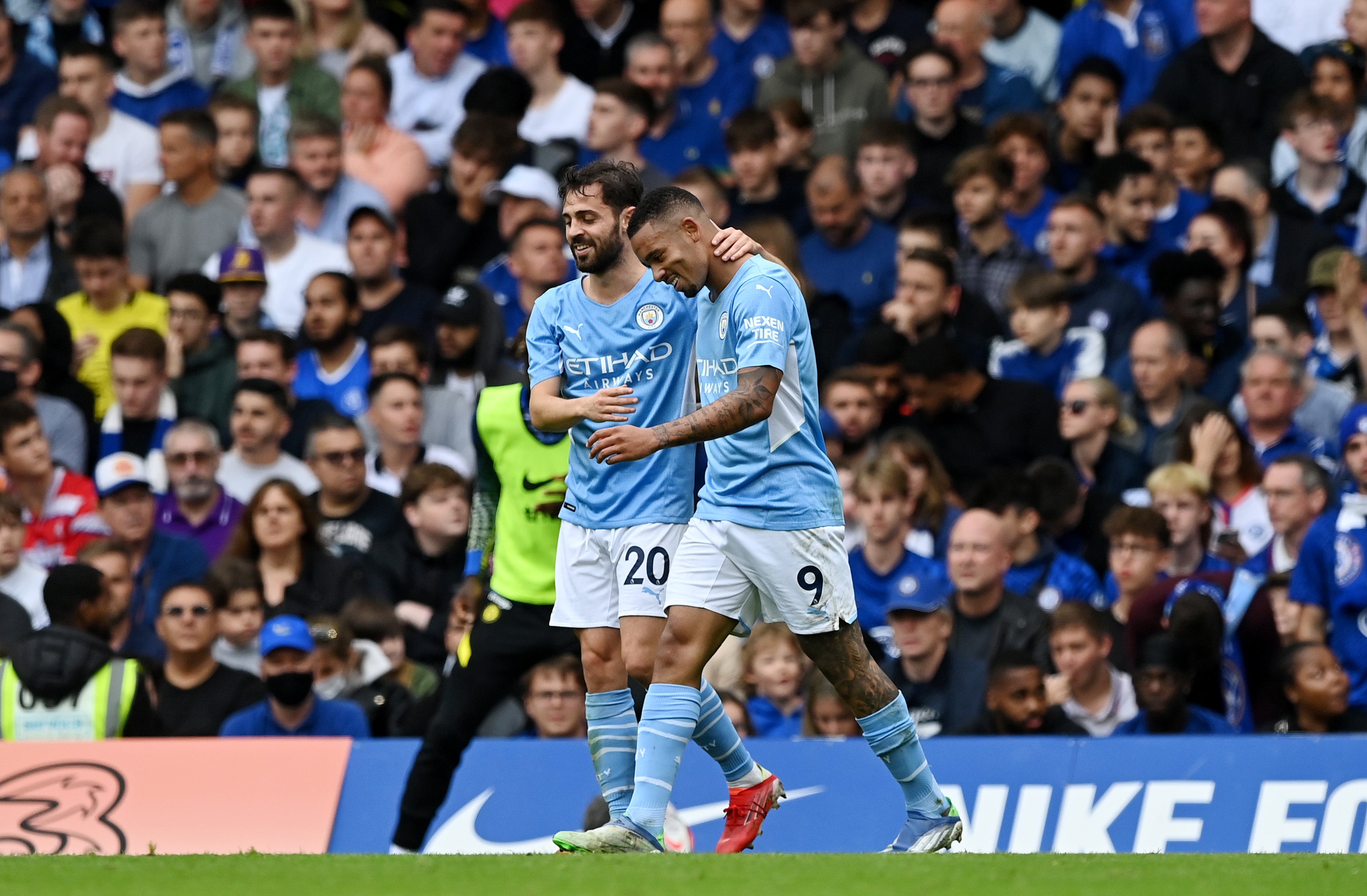 Gabriel Jesus earned a 1-0 win for Man City at Chelsea back in September